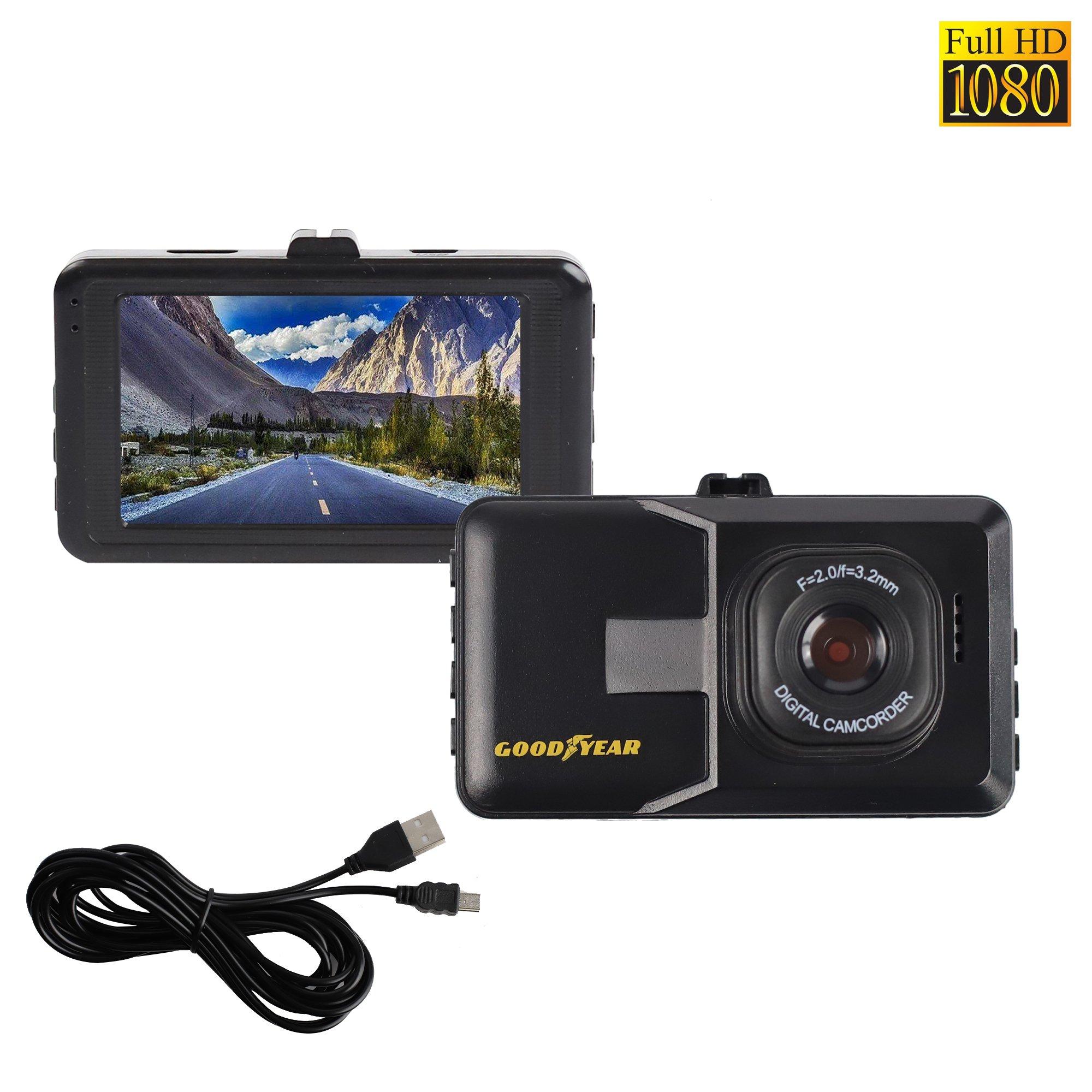 Black - Goodyear - Compact Dash Cam - 4
