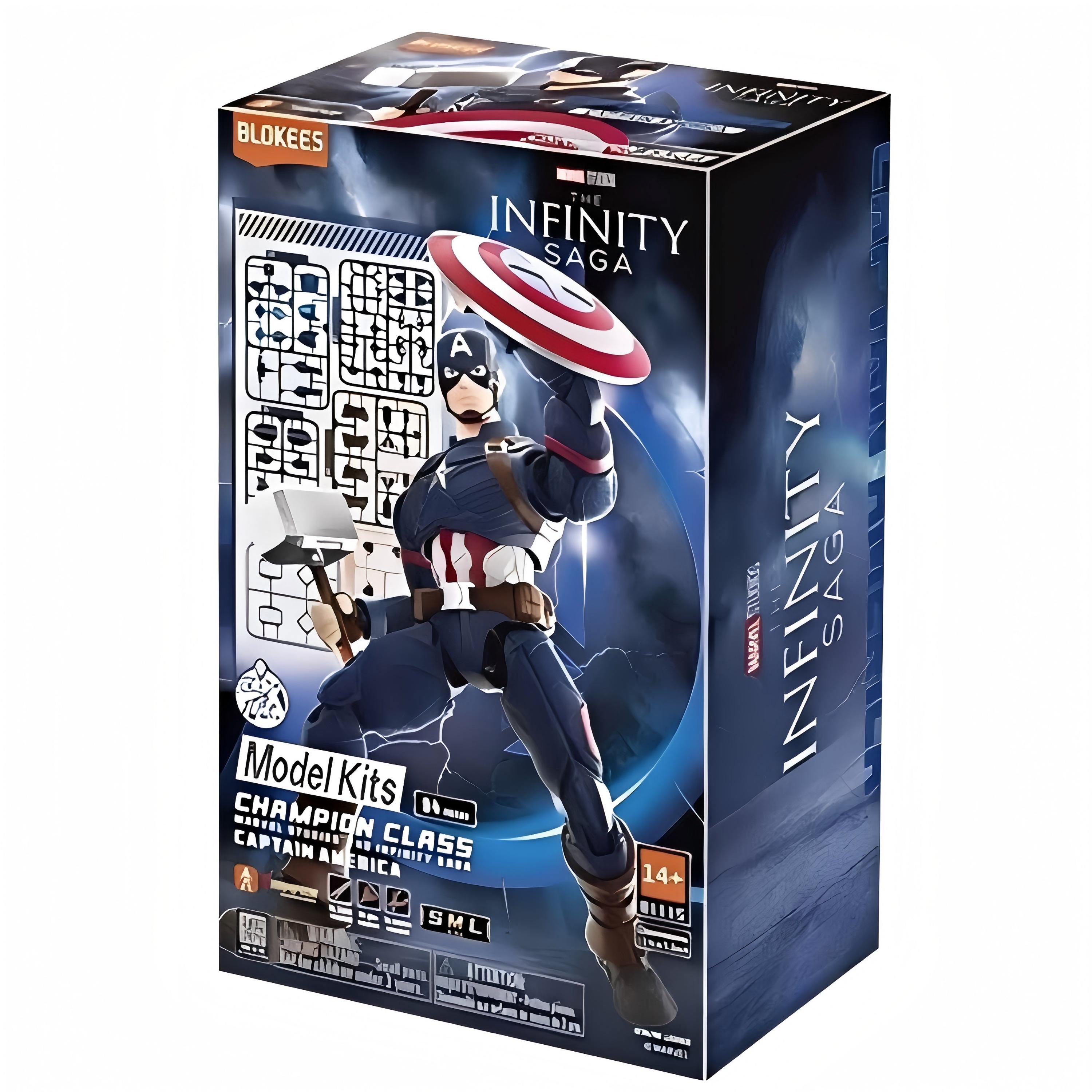 Captain America - Blokees - Marvel ChampClass Make Your Own Toy - 1