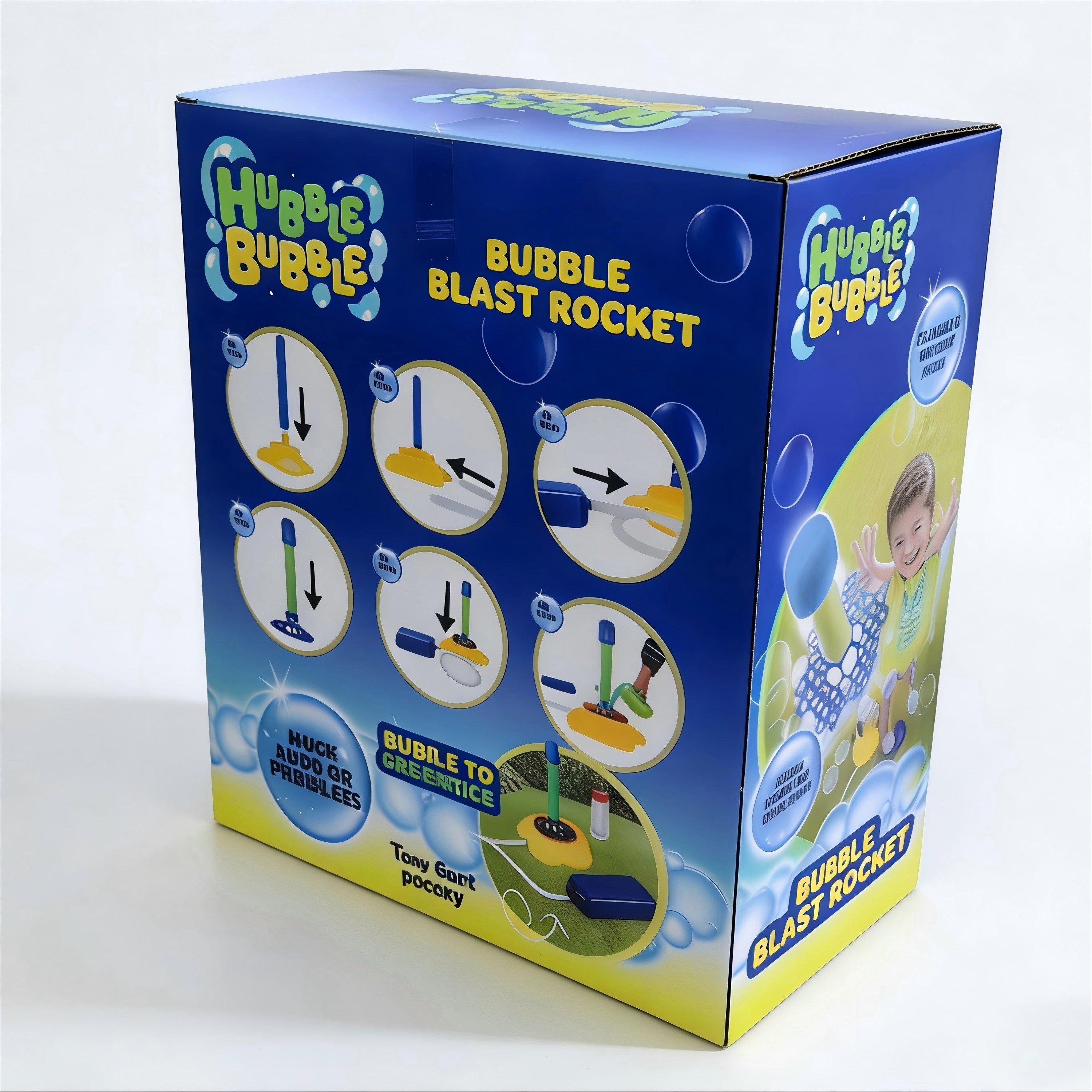 Hubble Bubble  Kids Bubble Rocket Toy - 