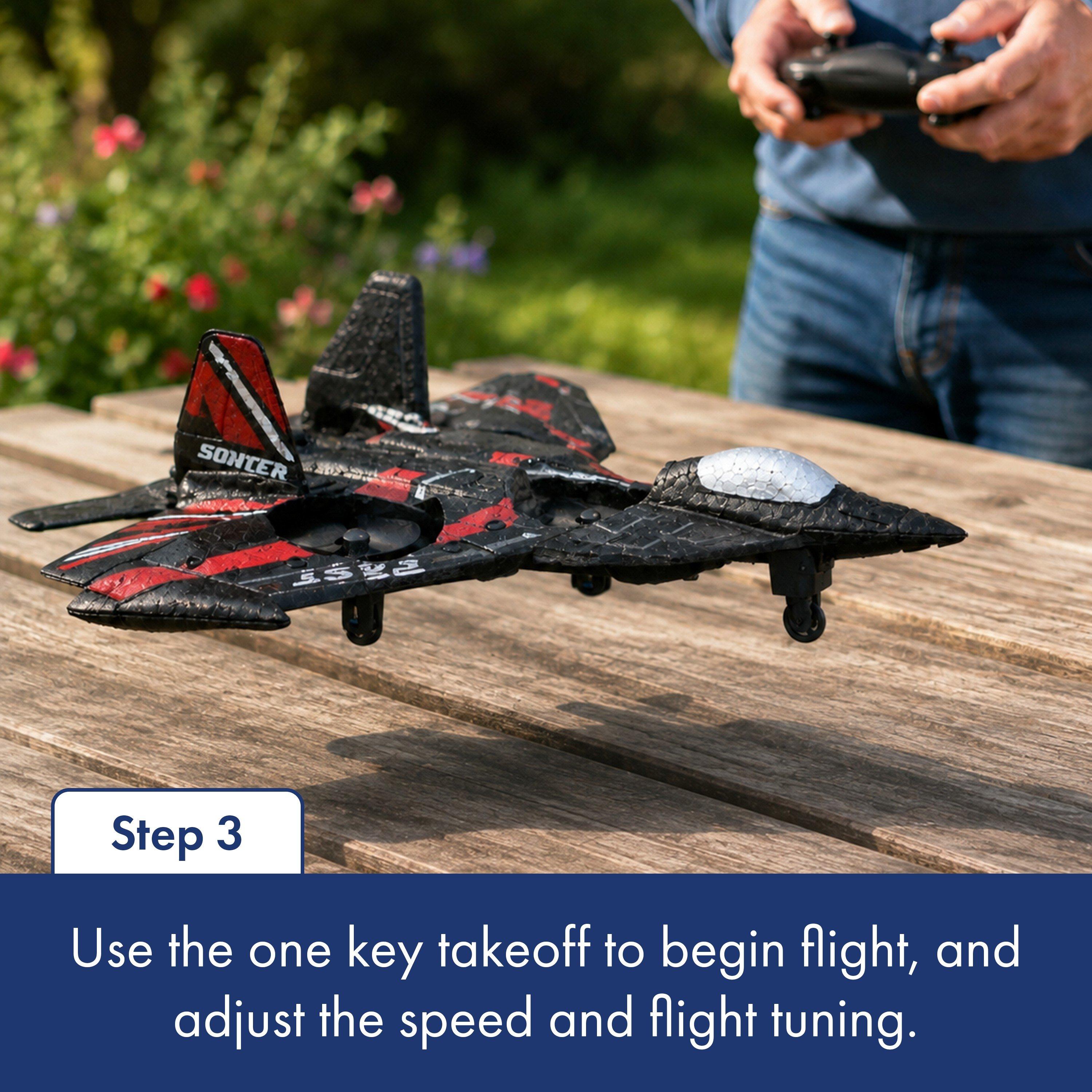 Red - Red5 - Red5 R/C Jet Fighter 64 - 9