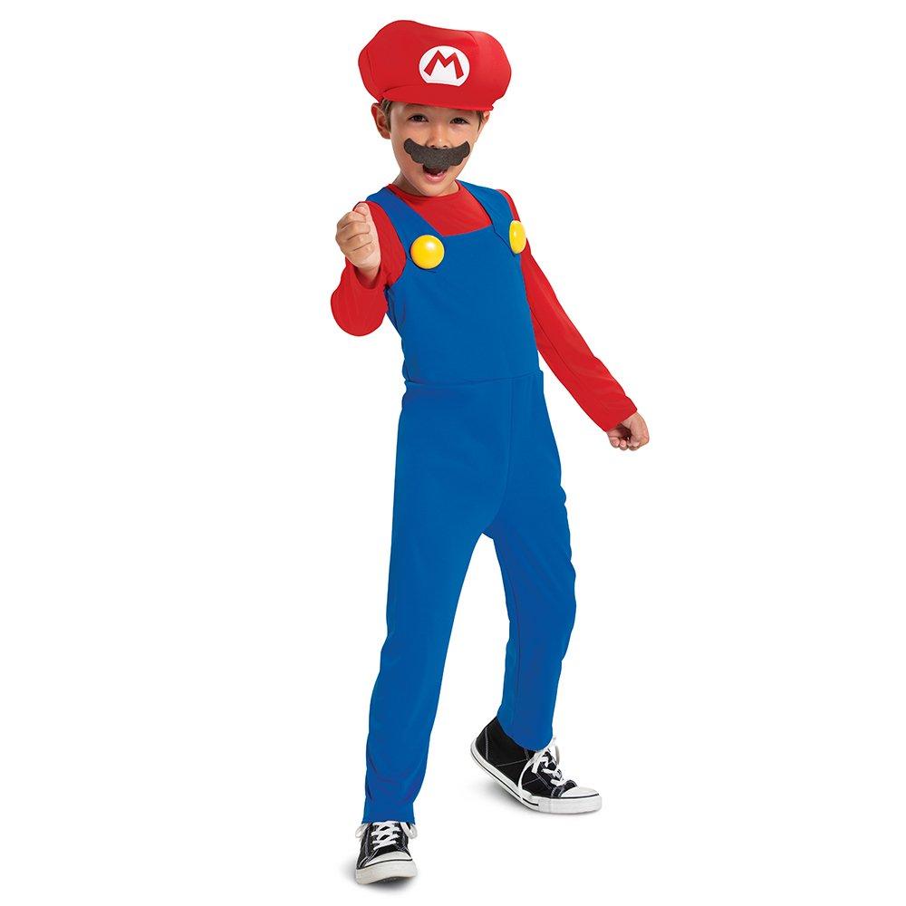 Super Mario  Mario Fancy Dress Costume (7-8Y) - Jakks
