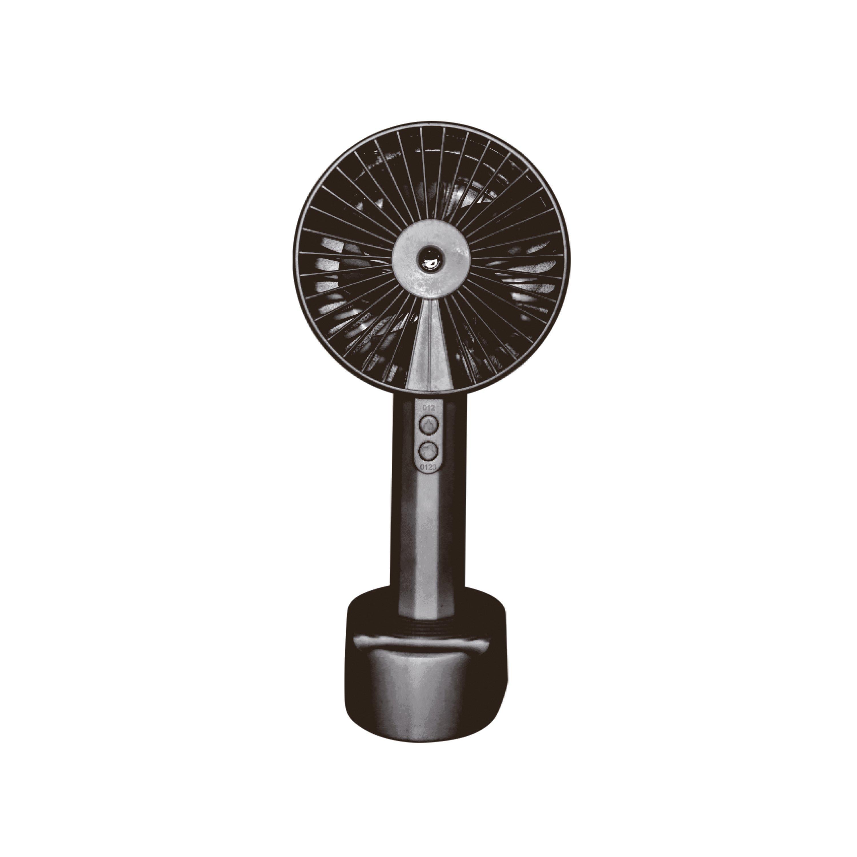 Schwarz - Be Cool - BeCool Rechargeable Mist Fan - 2