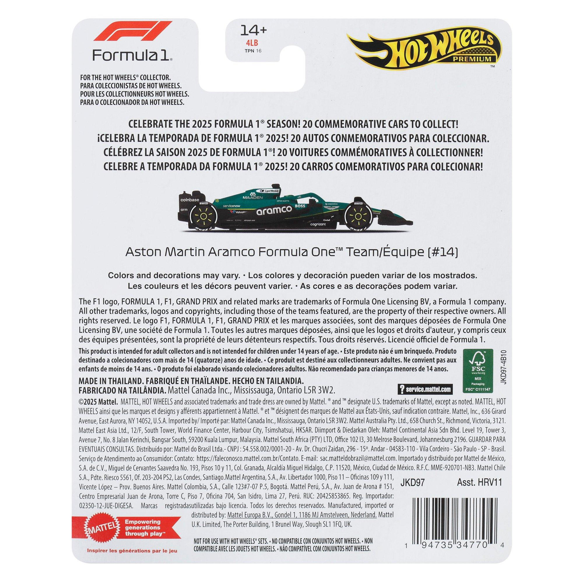 Aston Martin - Hot Wheels - HW Premium Formula 1 64 - 7