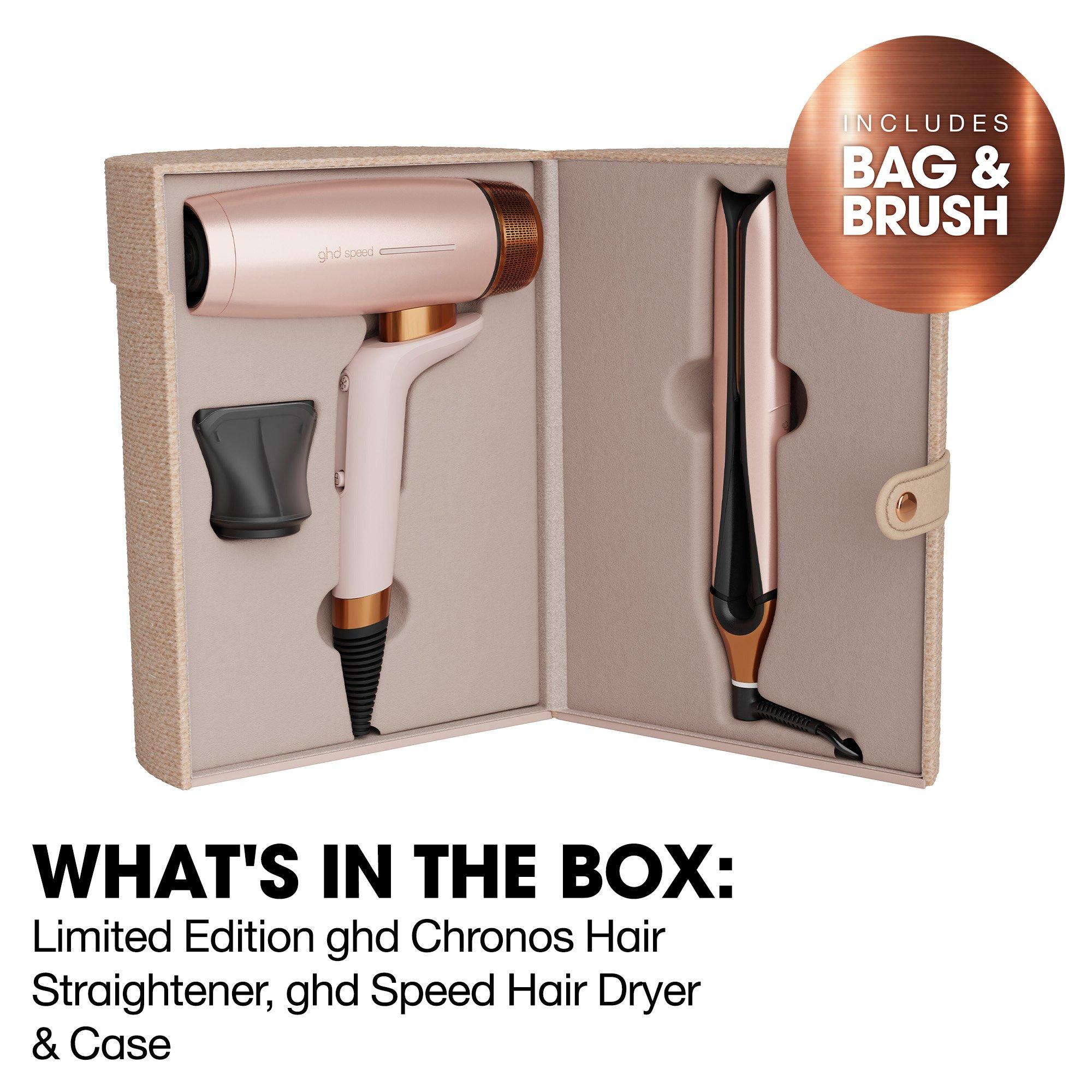 None - GHD - ghd Deluxe Speed Hair Dryer and Chronos Hair Straightener Festive Gift Set in Cashmere Beige - 5
