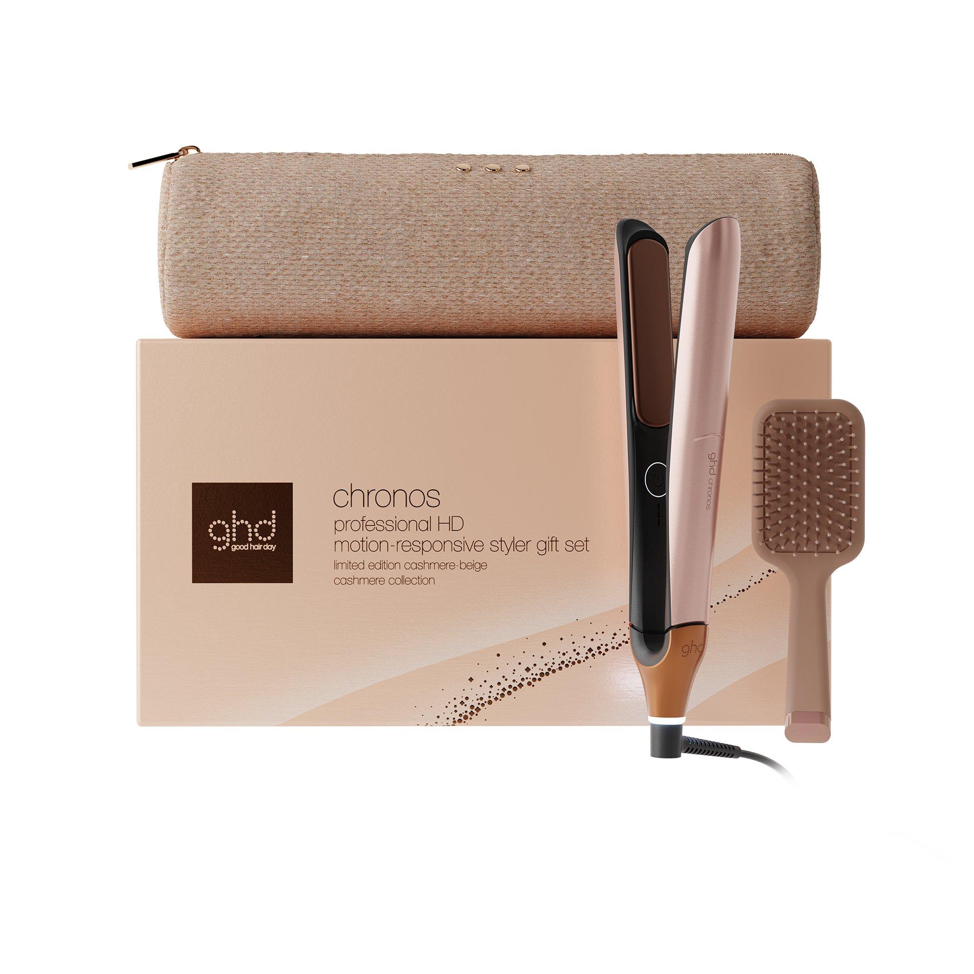 GHD ghd Chronos Hair Straightener Festive Gift Set in Cashmere Beige