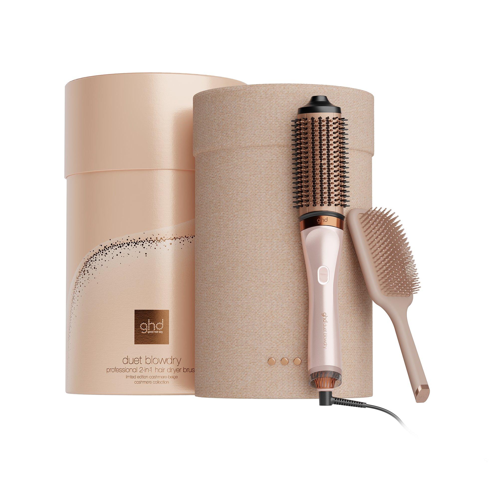 None - GHD - ghd Duet Blowdry 2-in-1 Hair Dryer Brush Festive Gift Set In Cashmere Beige - 1