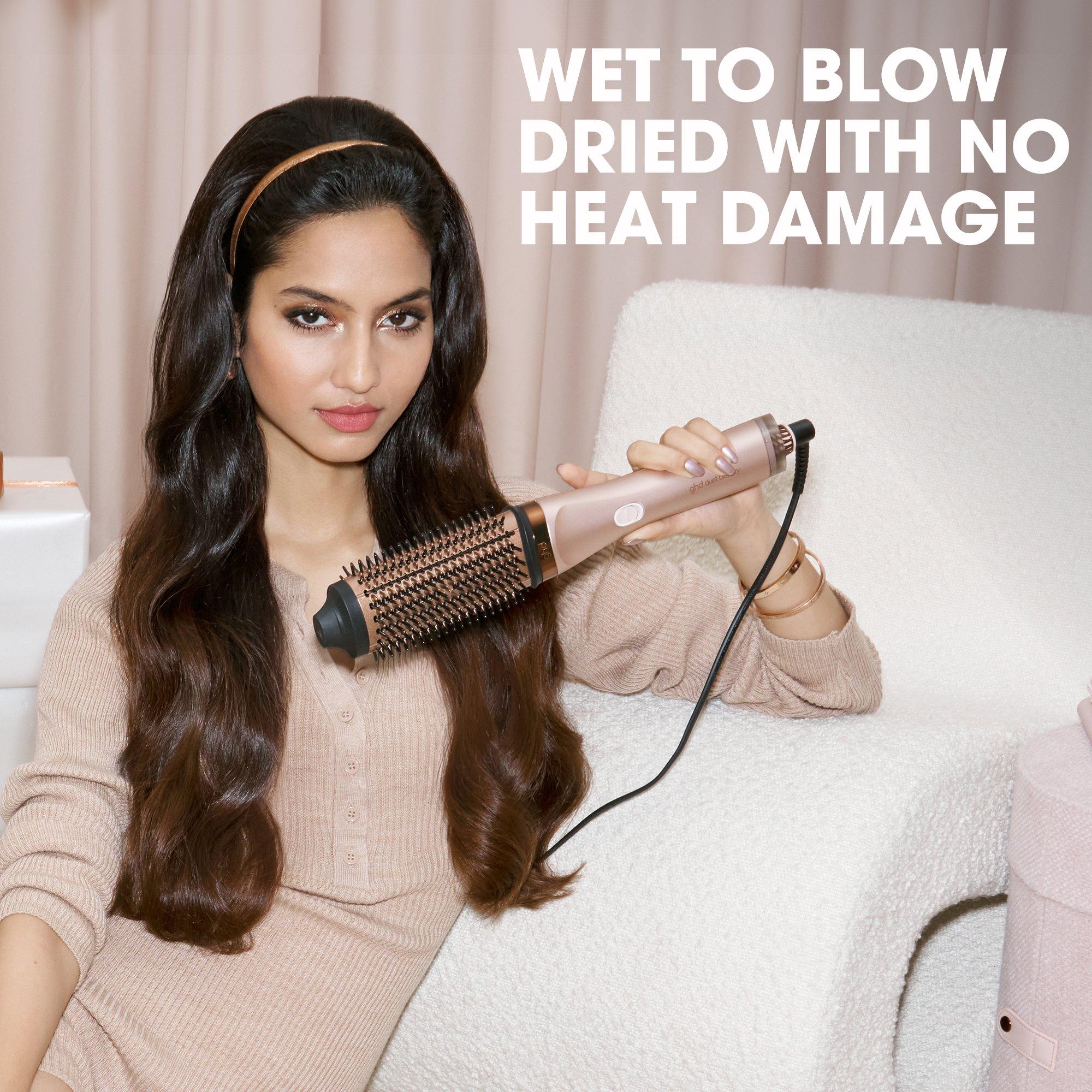 None - GHD - ghd Duet Blowdry 2-in-1 Hair Dryer Brush Festive Gift Set In Cashmere Beige - 4