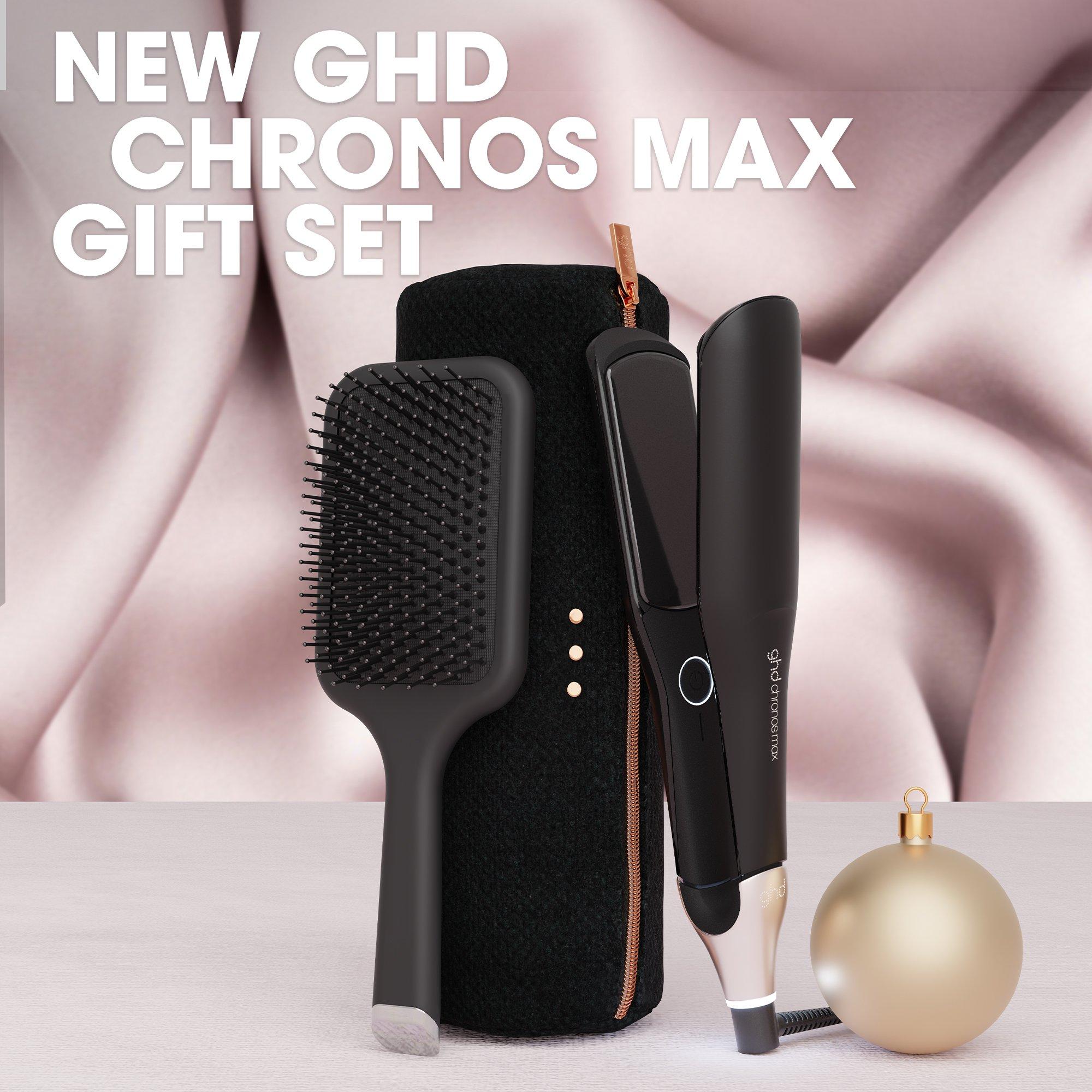 None - GHD - ghd Chronos Max Best Wide Plate Hair Straightener Festive Gift Set in Black - 2