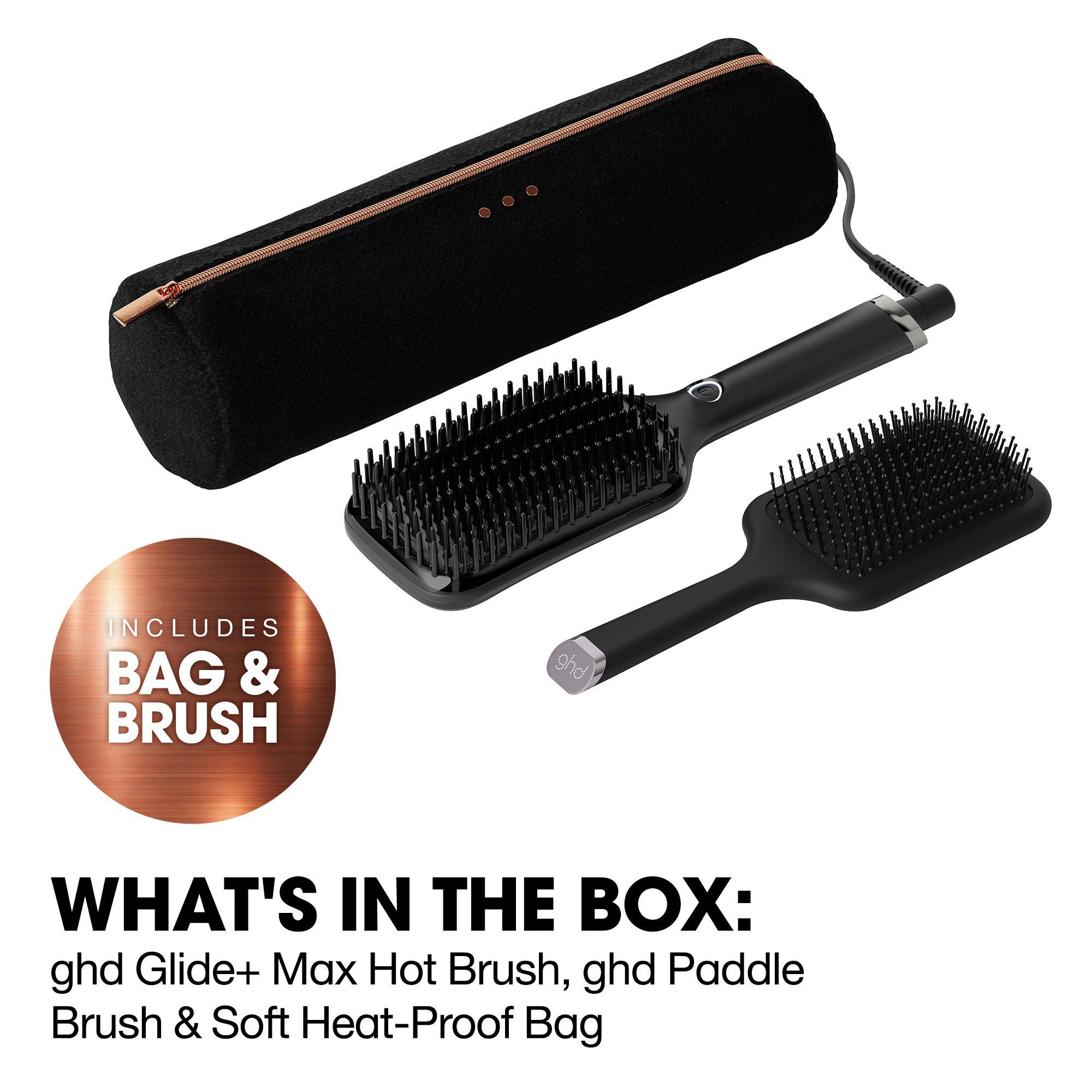 None - GHD - ghd Glide+ Max Smoothing Hot Brush Festive Gift Set in Black - 5