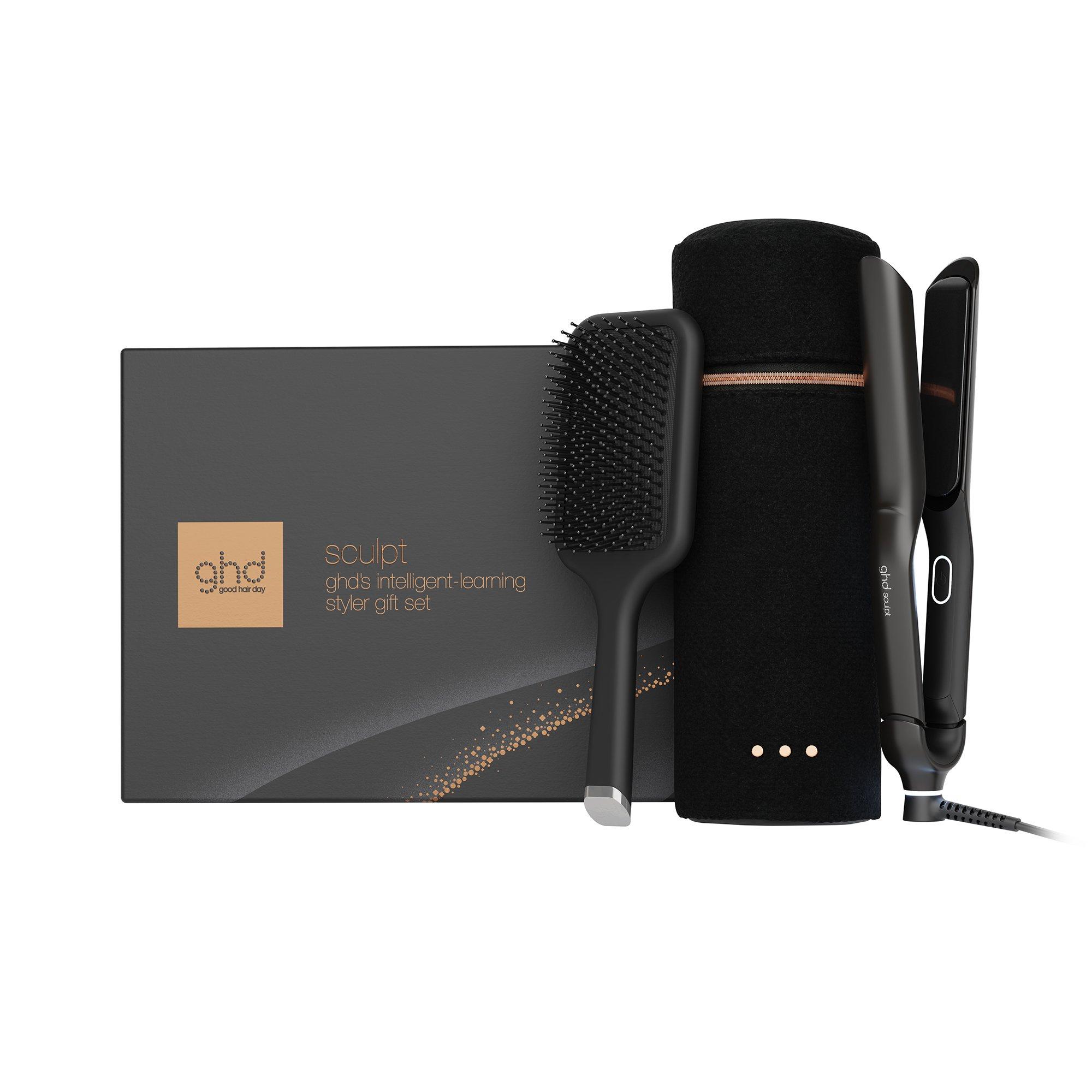 GHD NEW ghd Sculpt Interactive Hair Straightener Festive Gift Set in Black