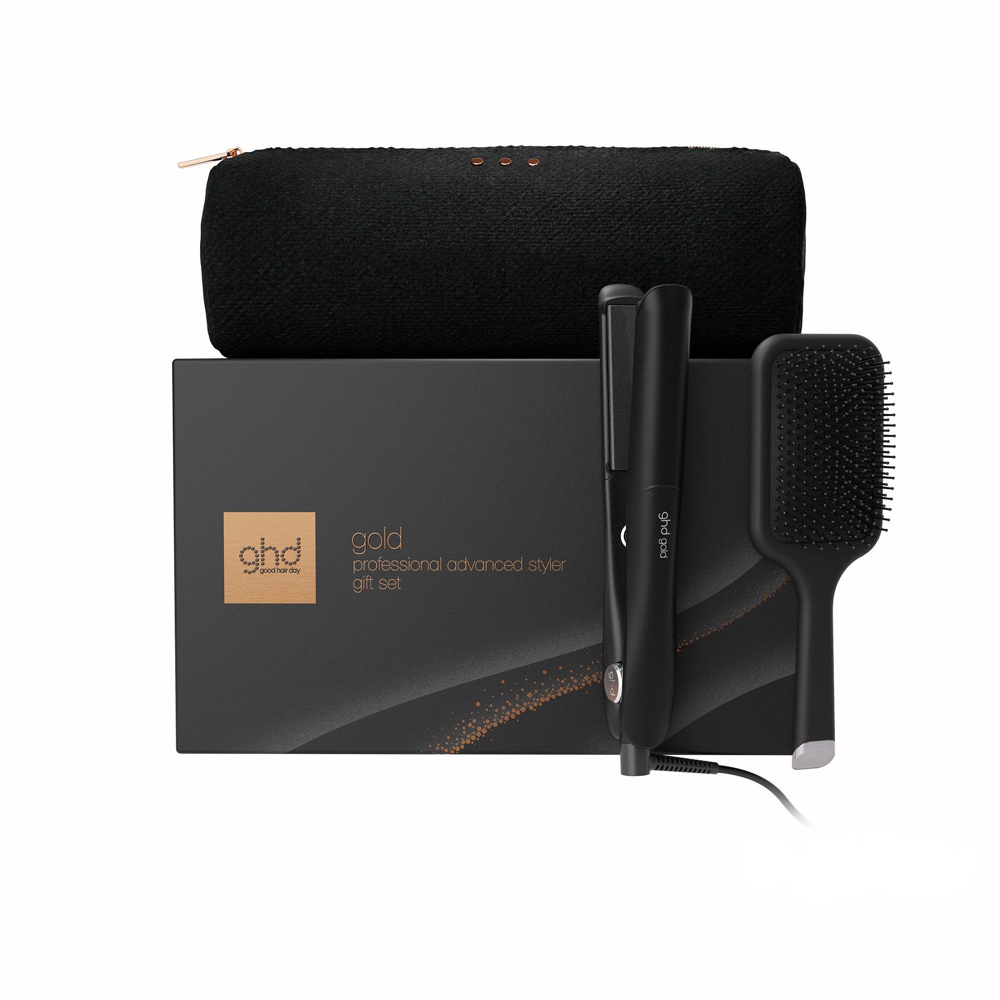 None - GHD - ghd Gold® Hair Straightener Festive Gift Set in Black - 1
