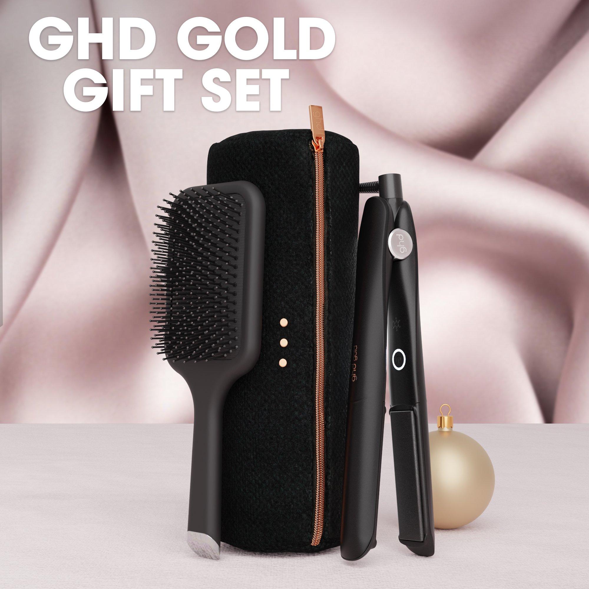 None - GHD - ghd Gold® Hair Straightener Festive Gift Set in Black - 2