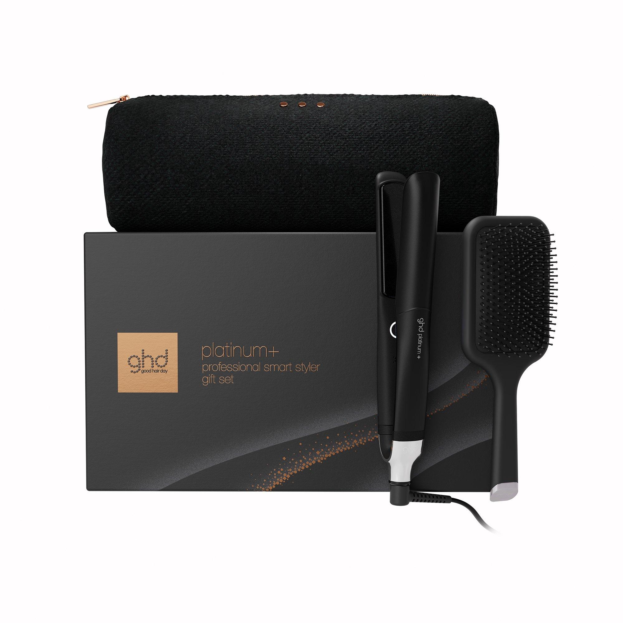 GHD ghd Platinum+ Hair Straightener Festive Gift Set in Black