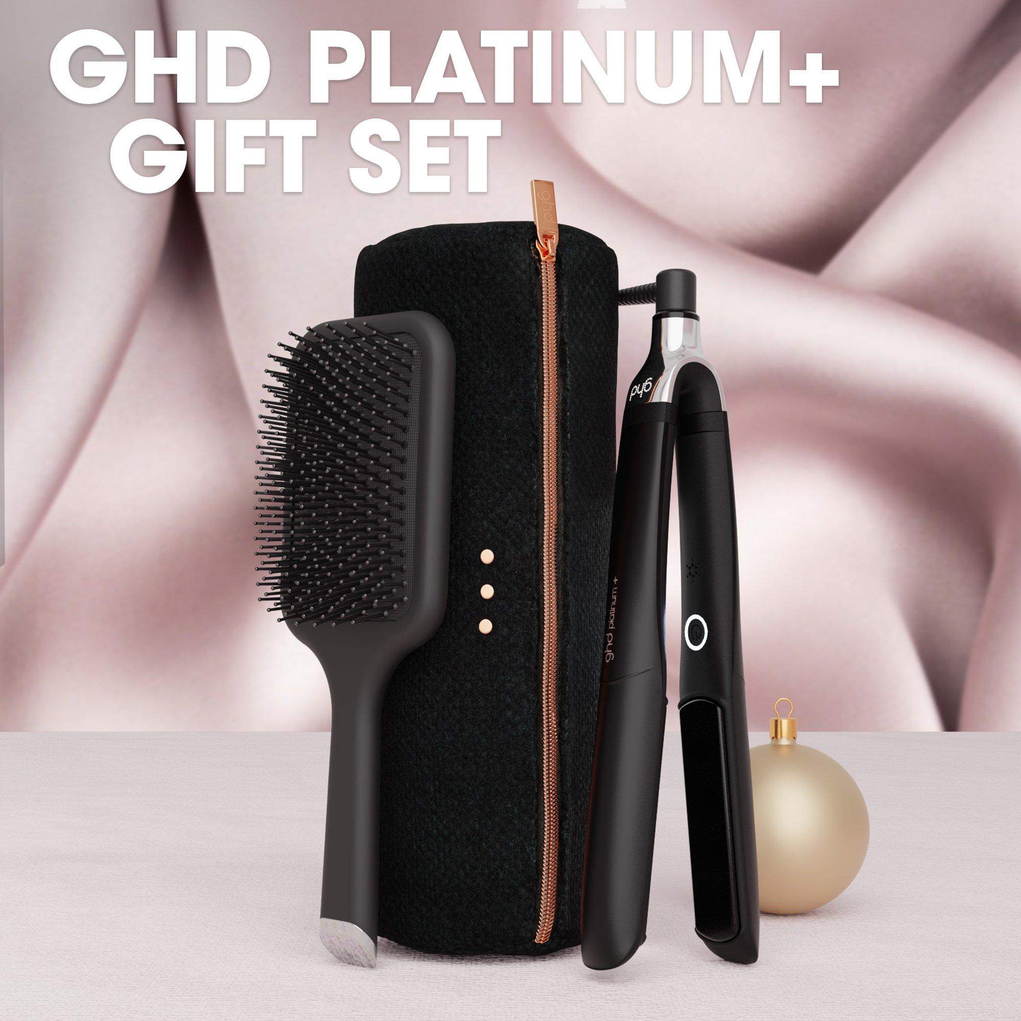 None - GHD - ghd Platinum+ Hair Straightener Festive Gift Set in Black - 2