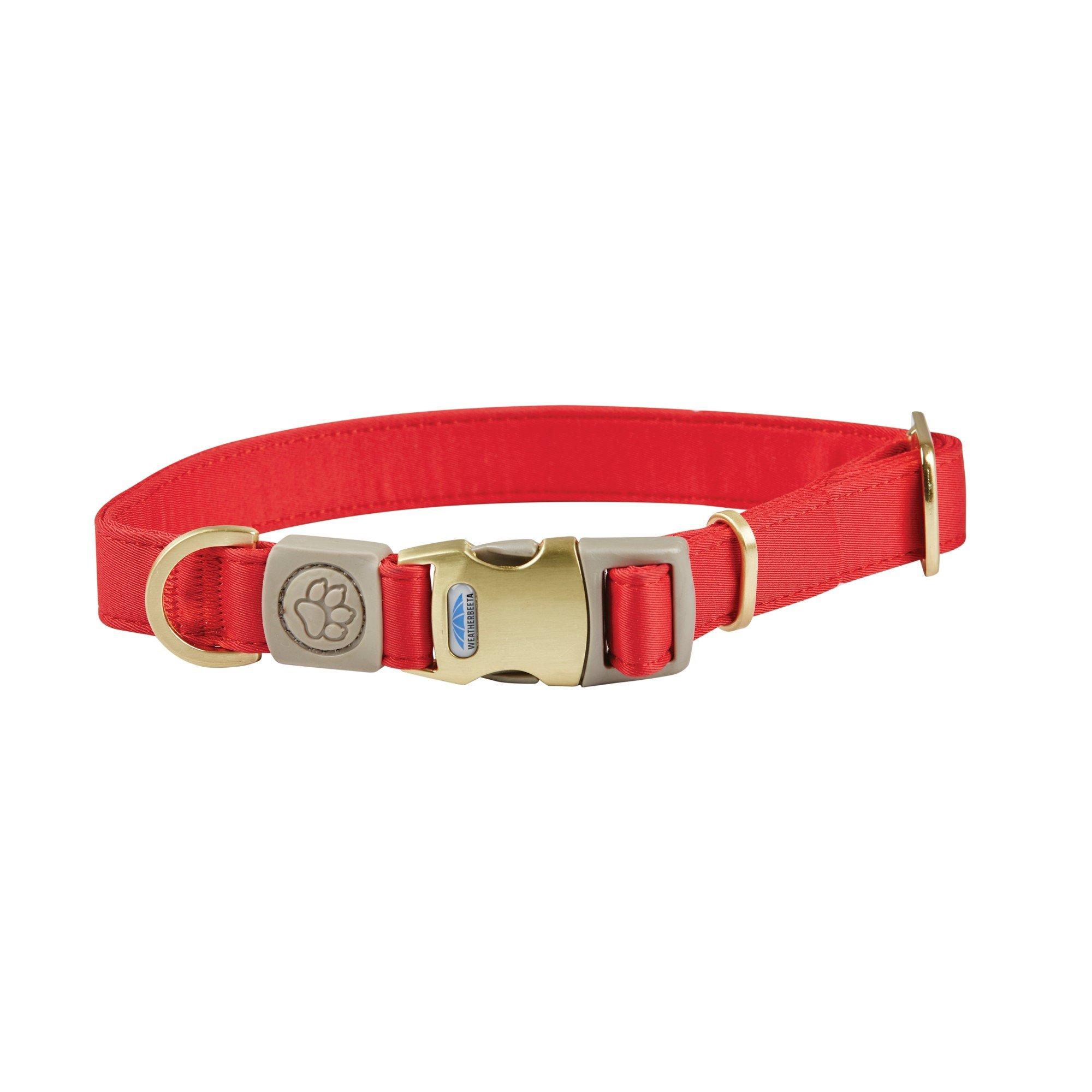 Weatherbeeta  Elegance Dog Collar - Red - X Small