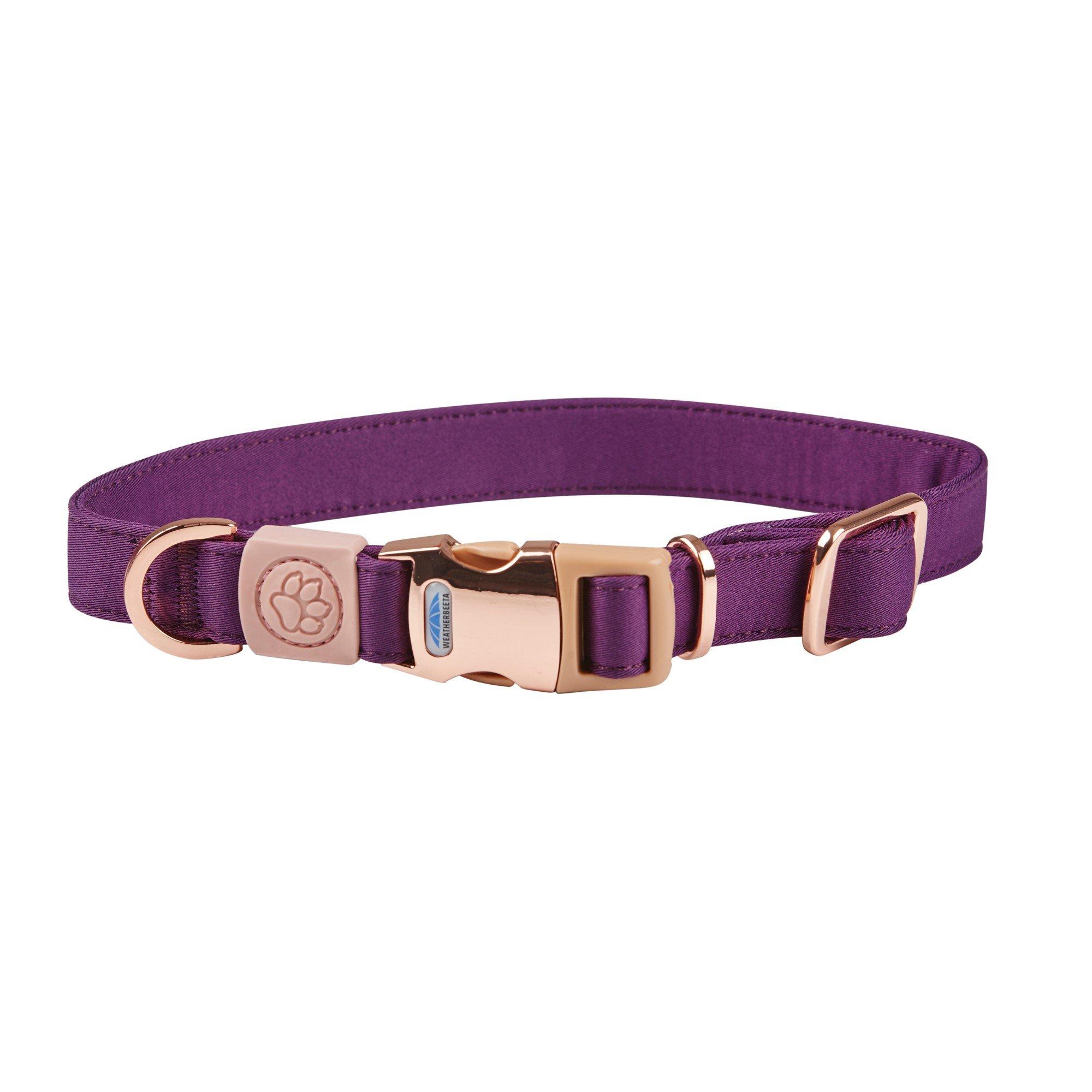 Weatherbeeta  Elegance Dog Collar - Purple - X Small
