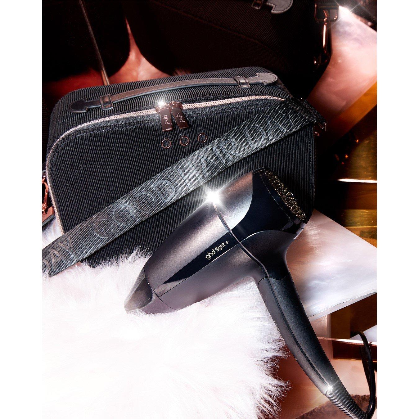 Black - GHD - ghd flight+ festive gift set - travel hair dryer - 4