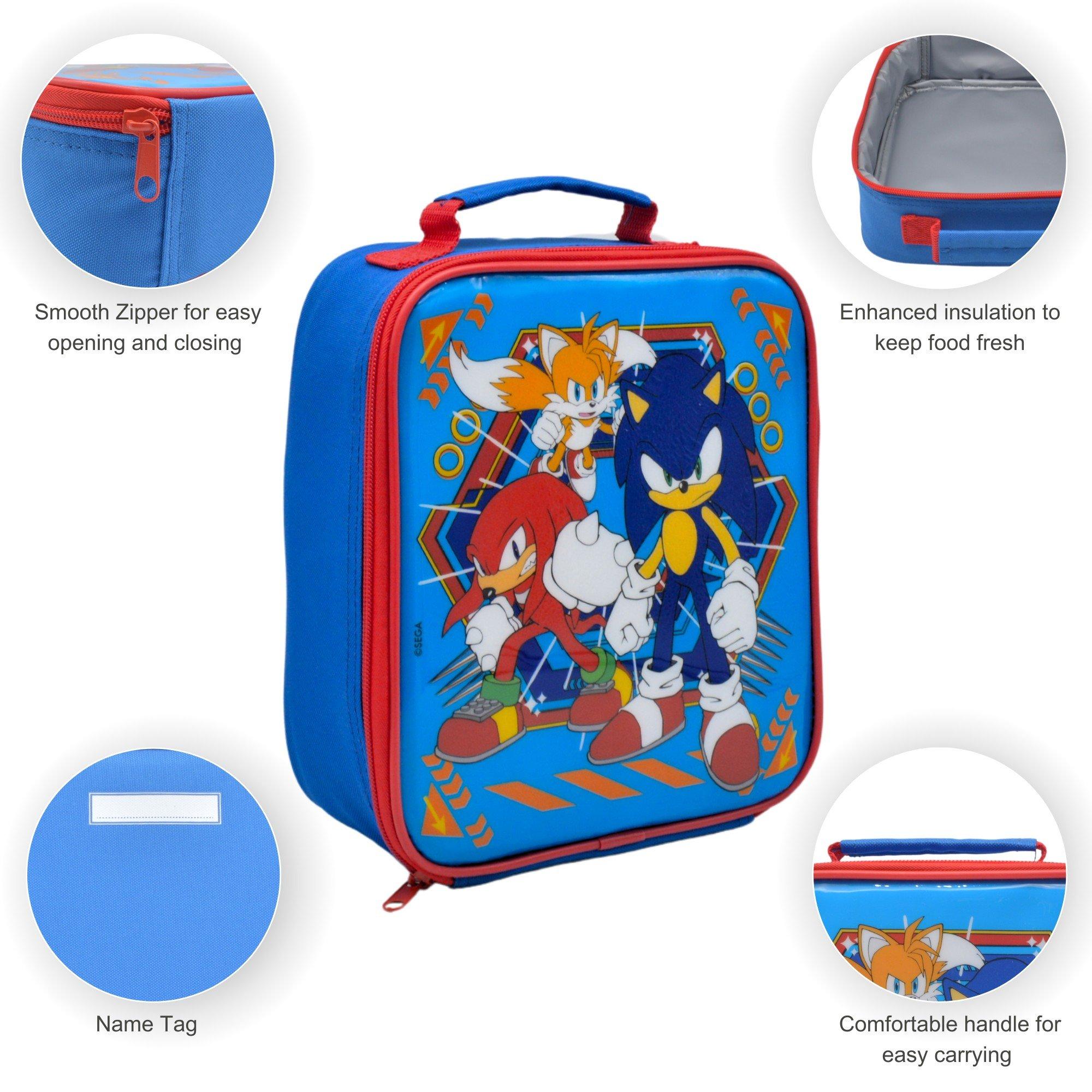 Multi - Sonic the Hedgehog - Sonic The Hedgehog Insulated Lunch Bag - 2