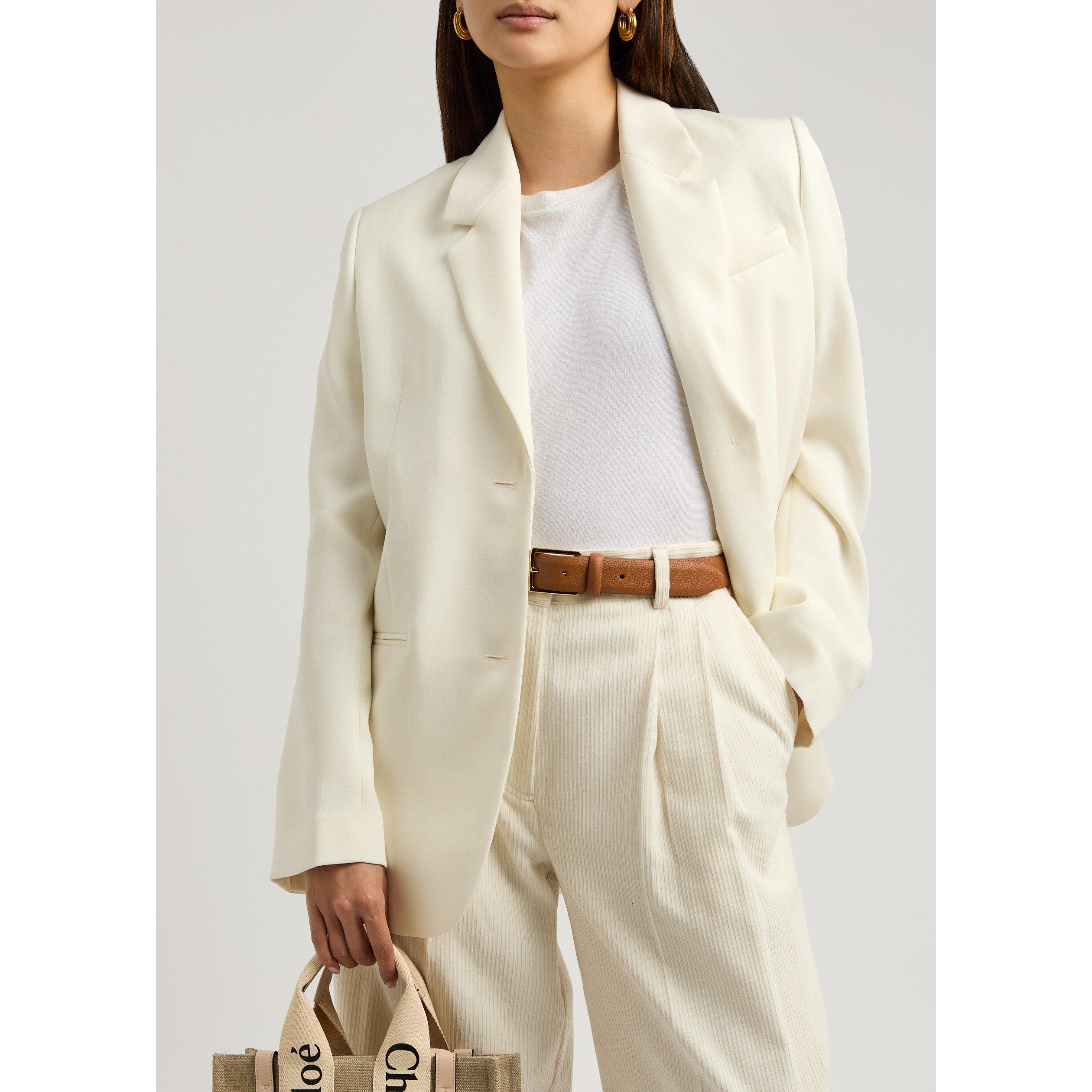 TAN - ANDERSONS BELTS - NARROW SEMIFORMAL GRAIN GOLD B - 3