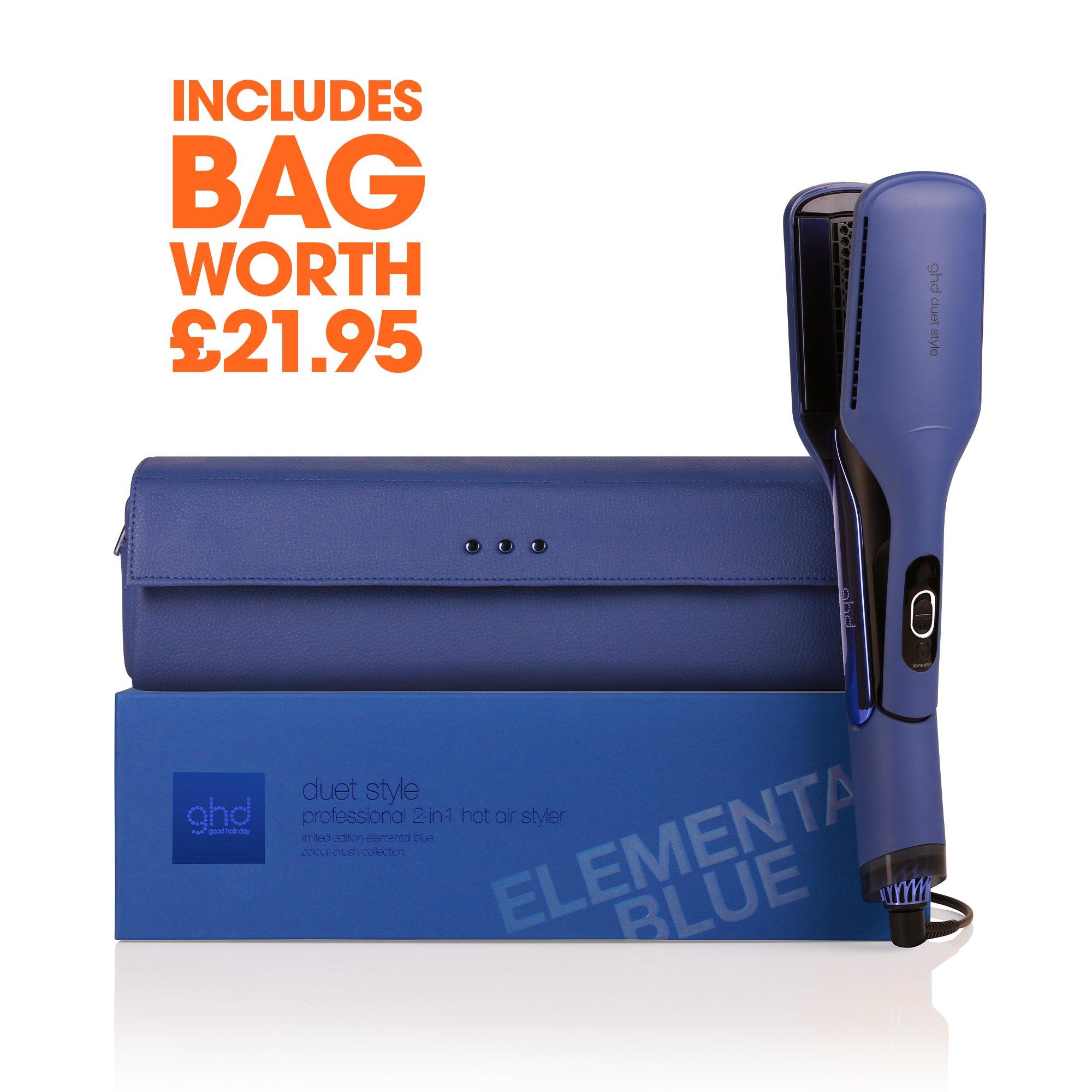 Ghd Duet Professional 2-In-1 Hot Air Styler Elemental Blue - Image 2
