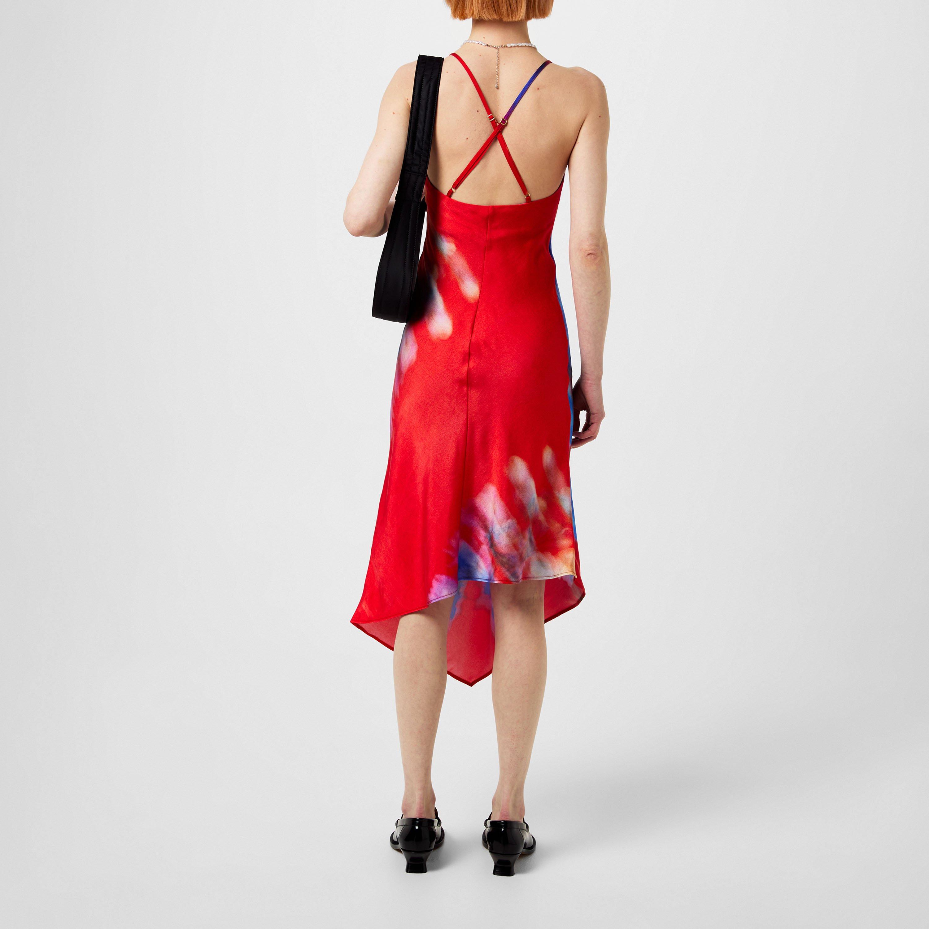 Red - Fiorucci - Asymmetric Dress - 3