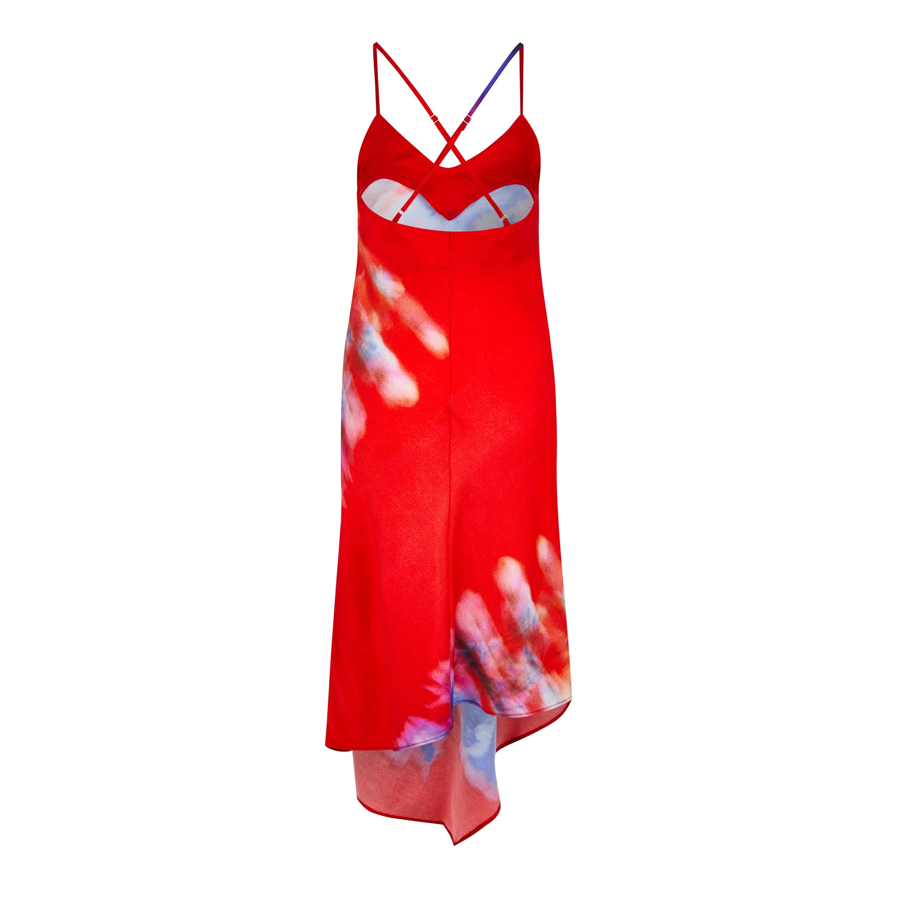 Red - Fiorucci - Asymmetric Dress - 5