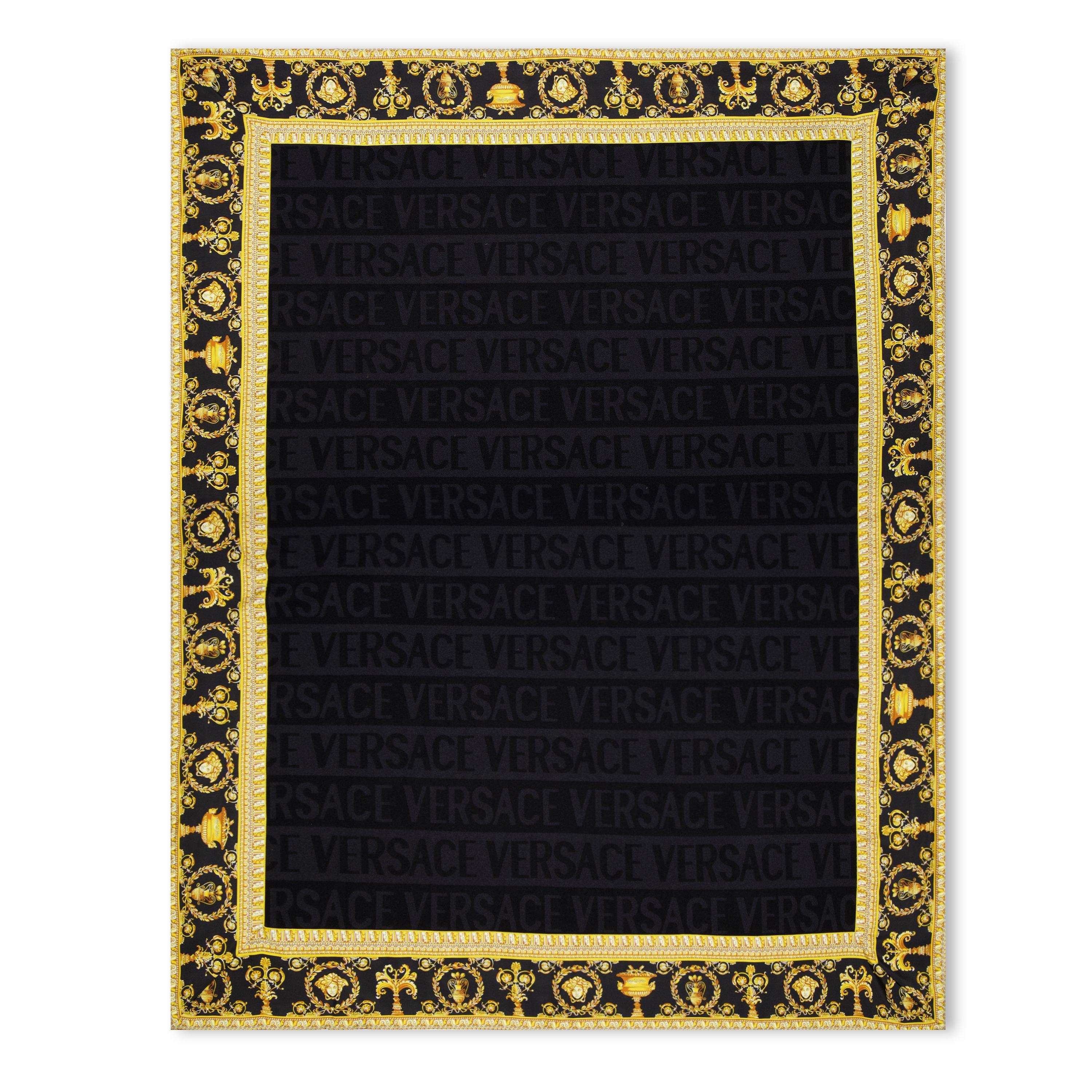 Black Gold - Versace Home - I Love Baroque Blanket - 1
