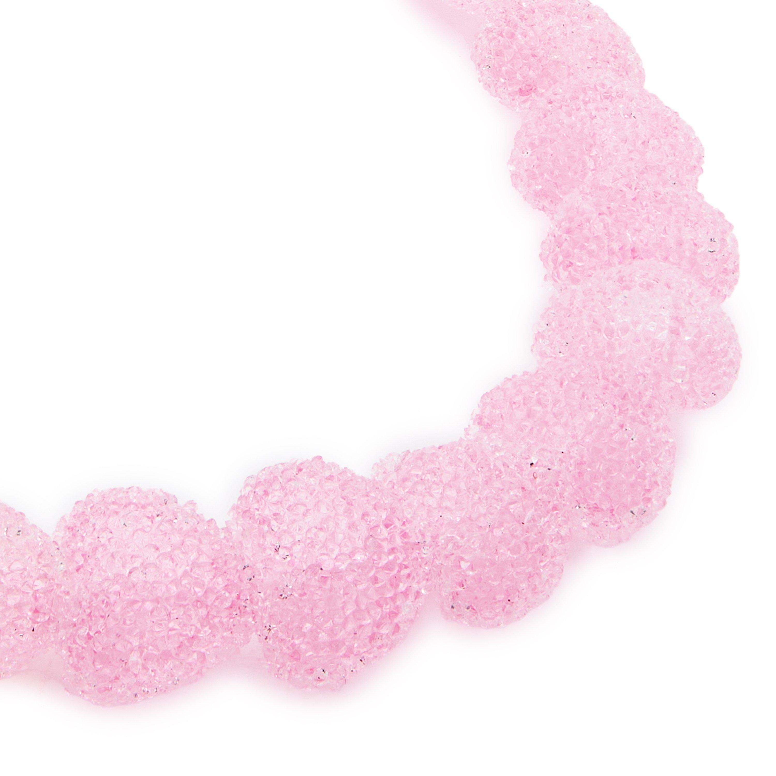 PINK - Crystal Haze - JELLY HEART NECKLACE MARS - 1