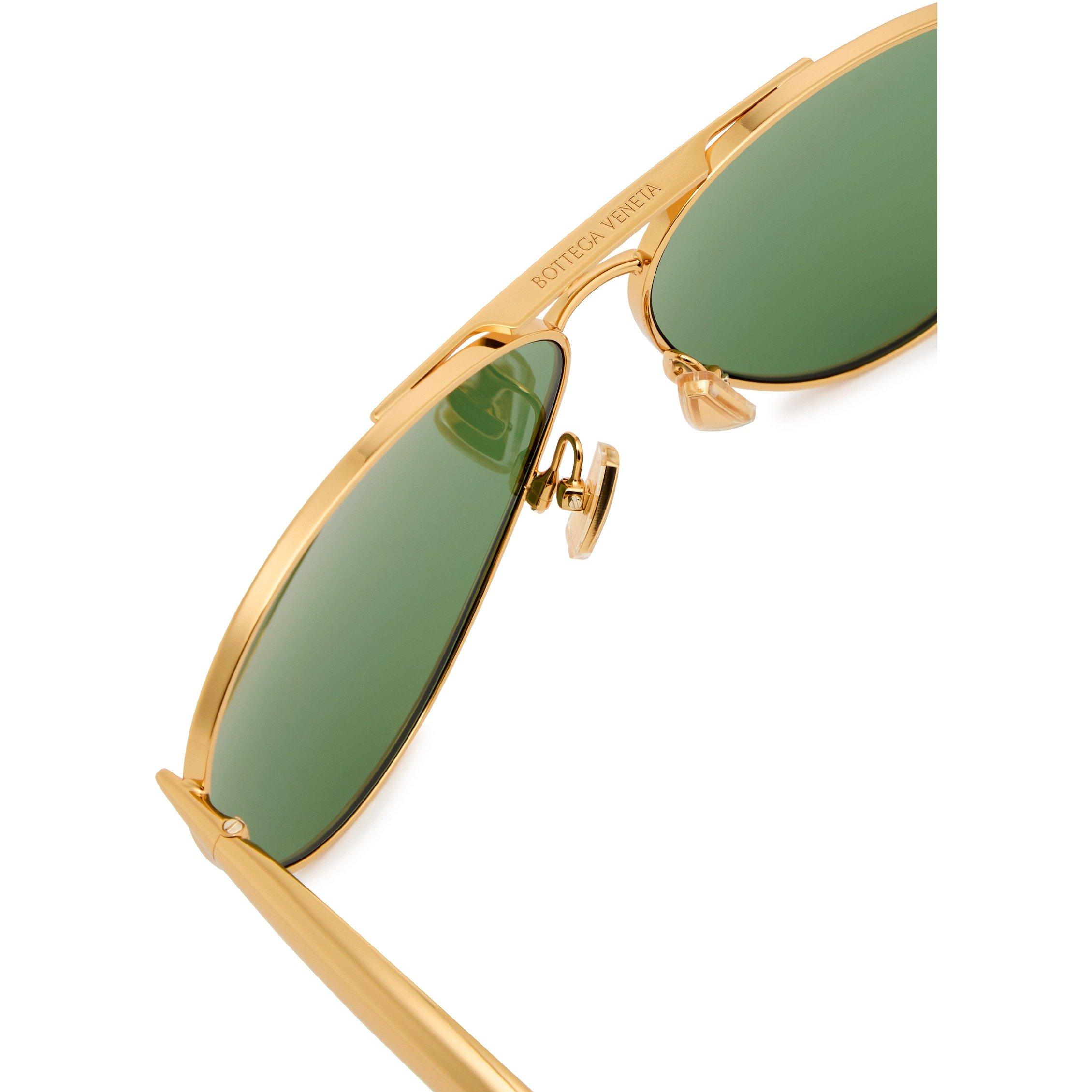 GOLD - Bottega Veneta - BV METAL FRAME AVIATOR SG - 3