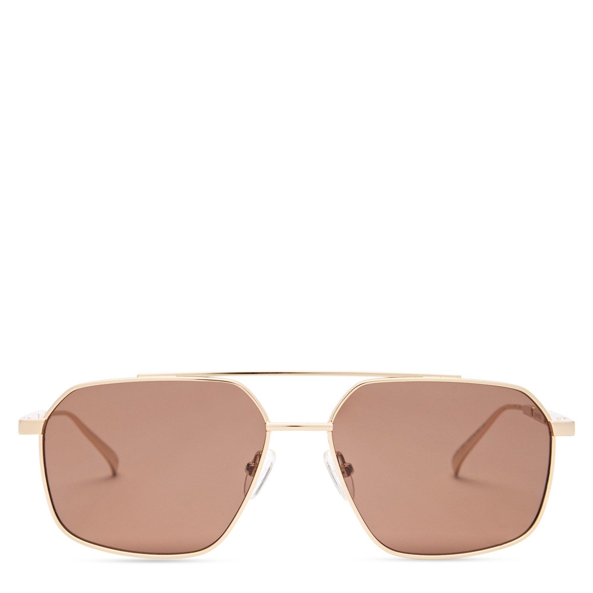 GOLD - Alexander McQueen - AMQ M AVIATOR METAL SG - 2