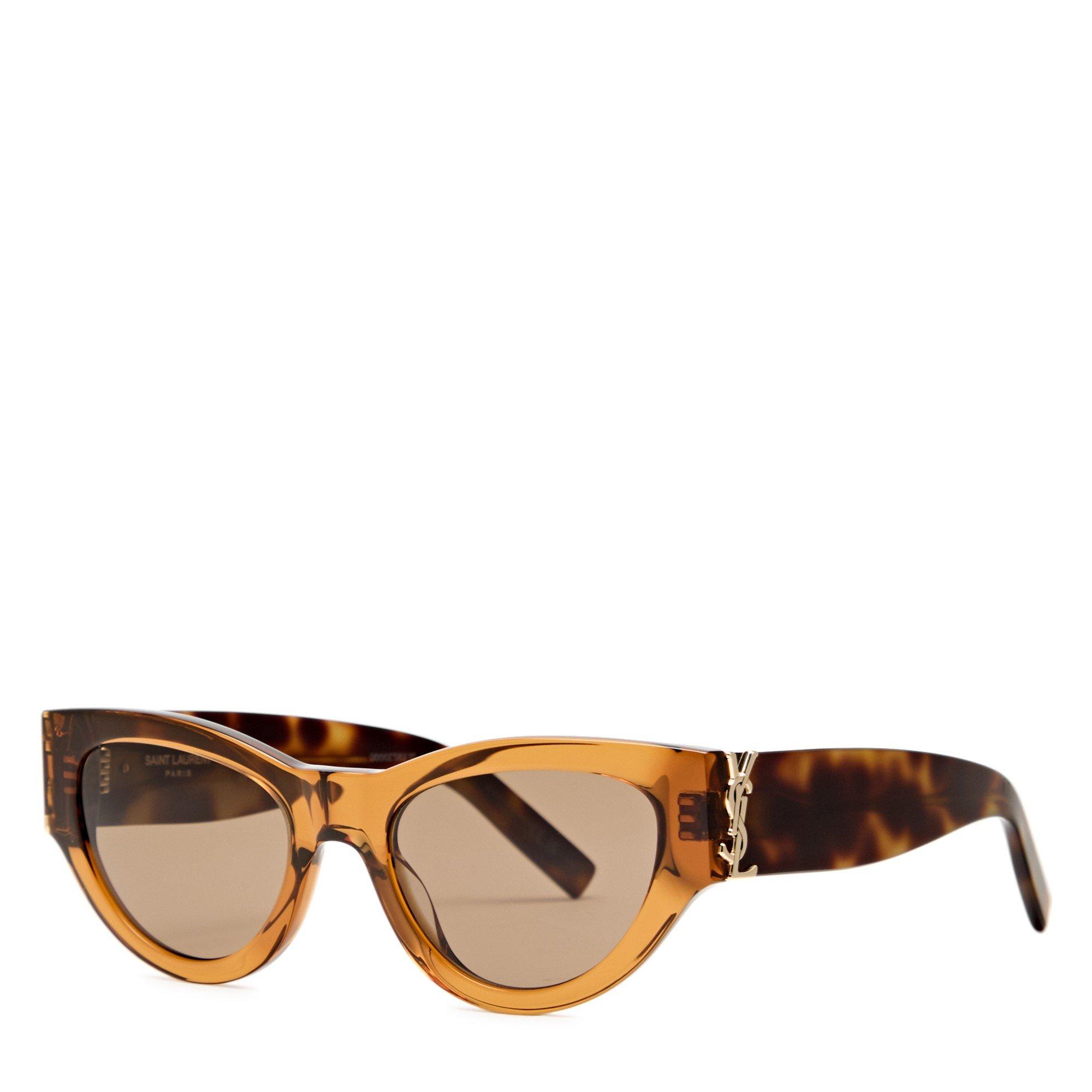 BROWN HAVANA - Saint Laurent - SL F CATEYE  ACETATE SG - 1