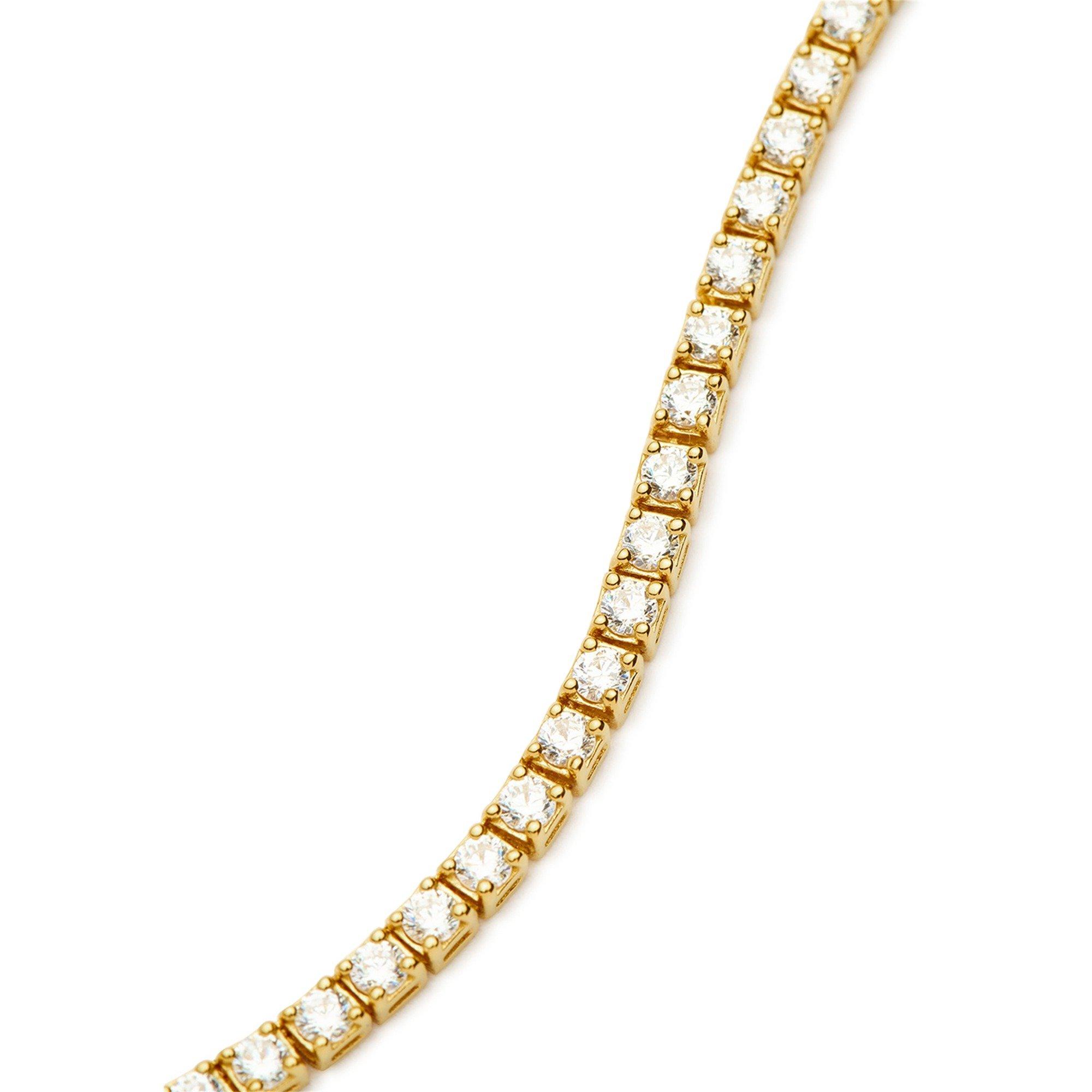 GOLD - Missoma - CLASSIC TENNIS NECKLACE - 3