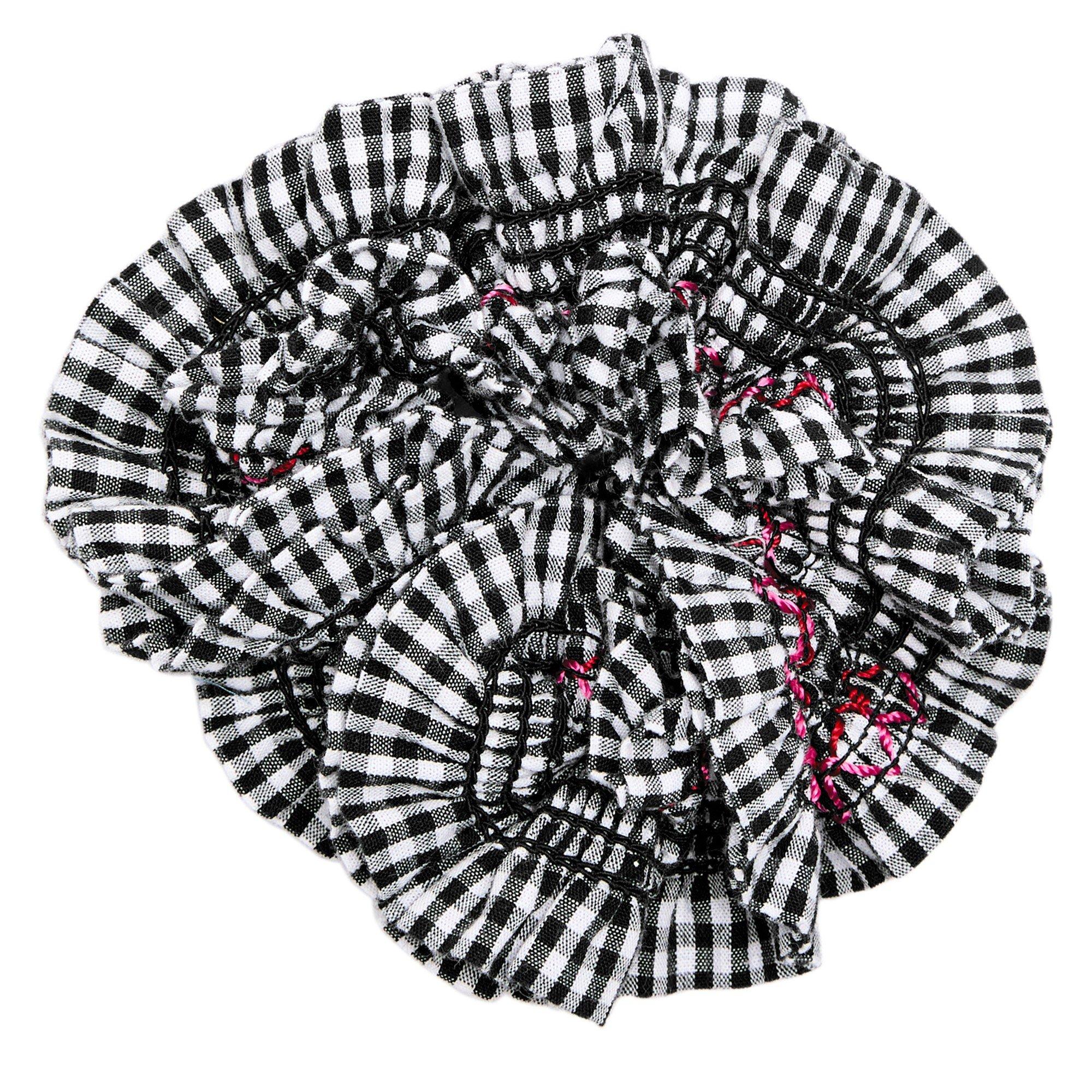 BLACK AND OTHER - Damson Madder - ACC GARTER SCRUNCHIE
