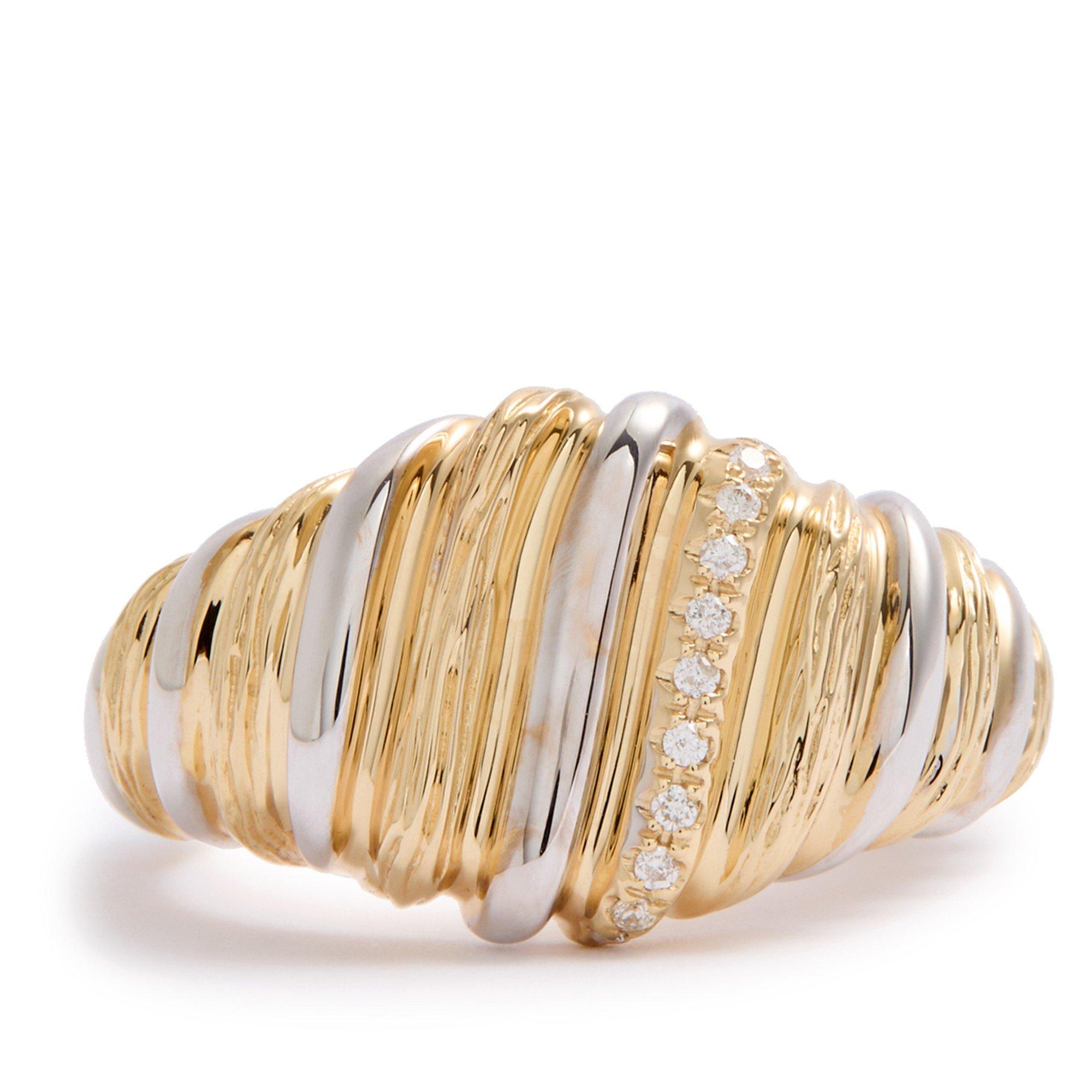 Yvonne Leon CHEVALIERE GAUFRETTE RING