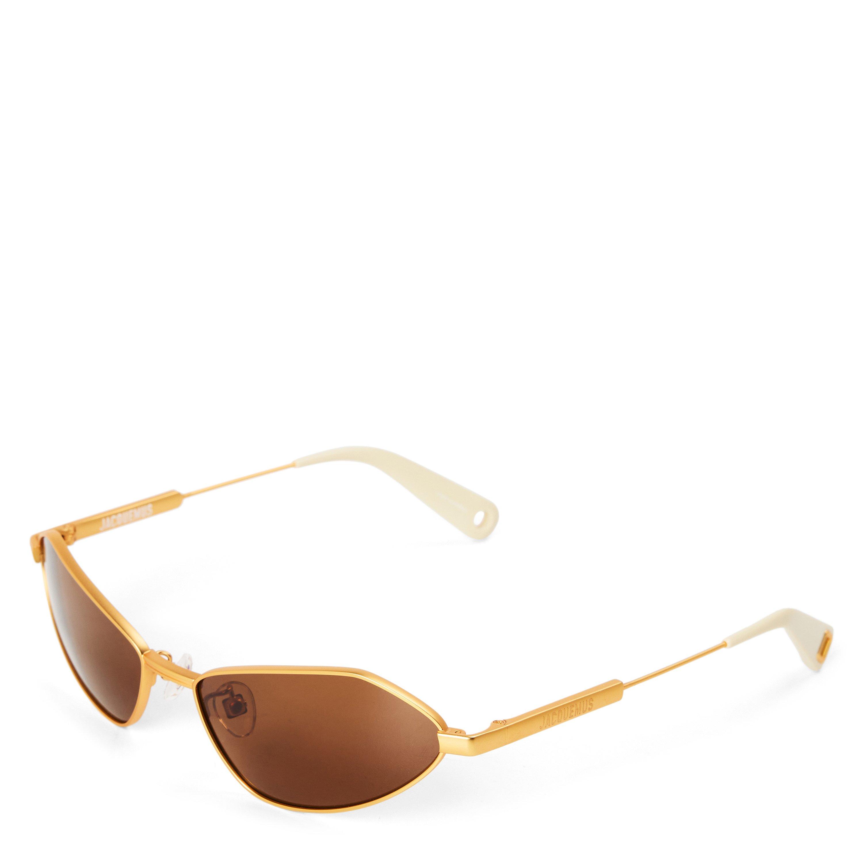 GOLD - Linda Farrow - Women's Metal Cat Eye Sunglasses - 1