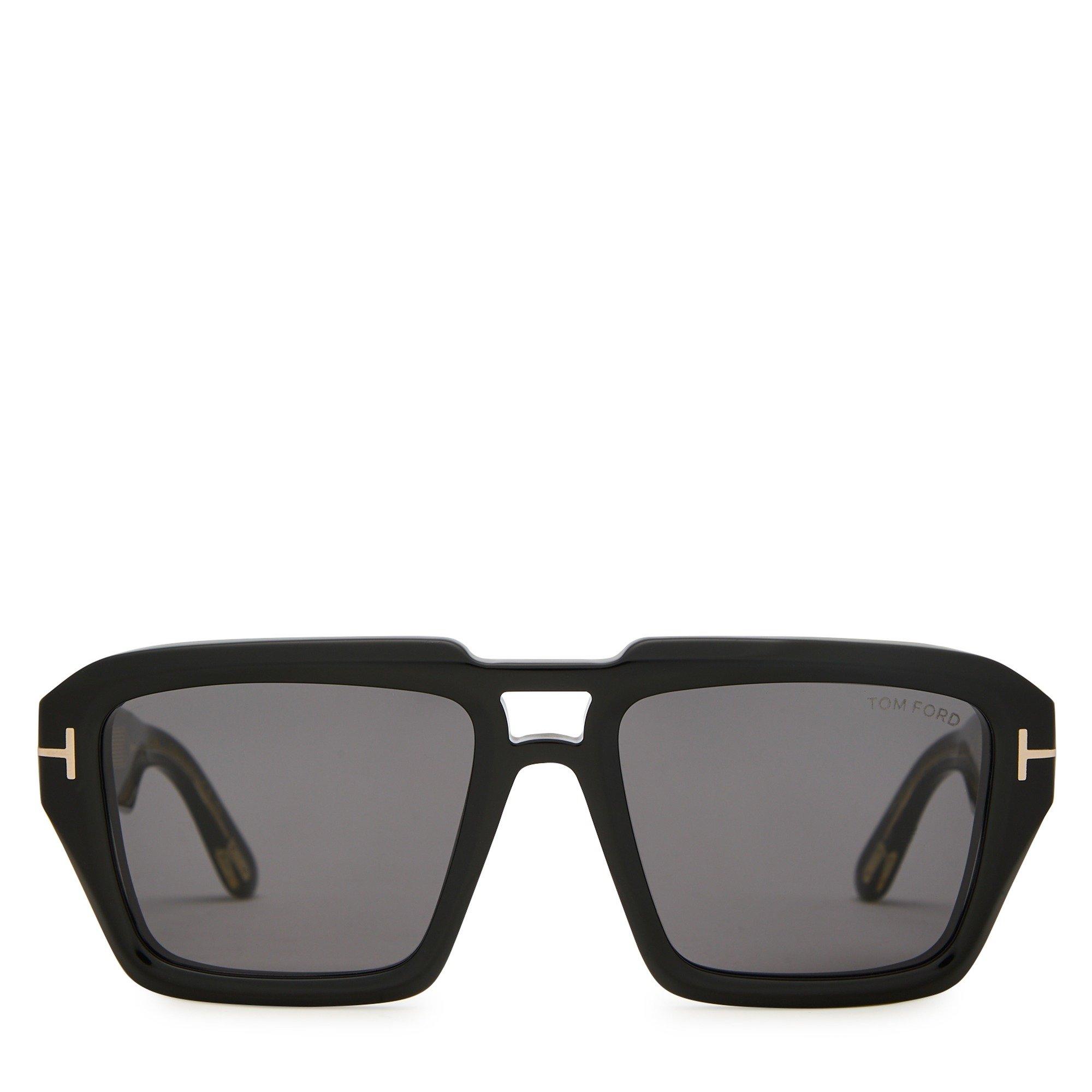 BLACK - Tom Ford - TF U AVIATOR ACETATE SG - 2