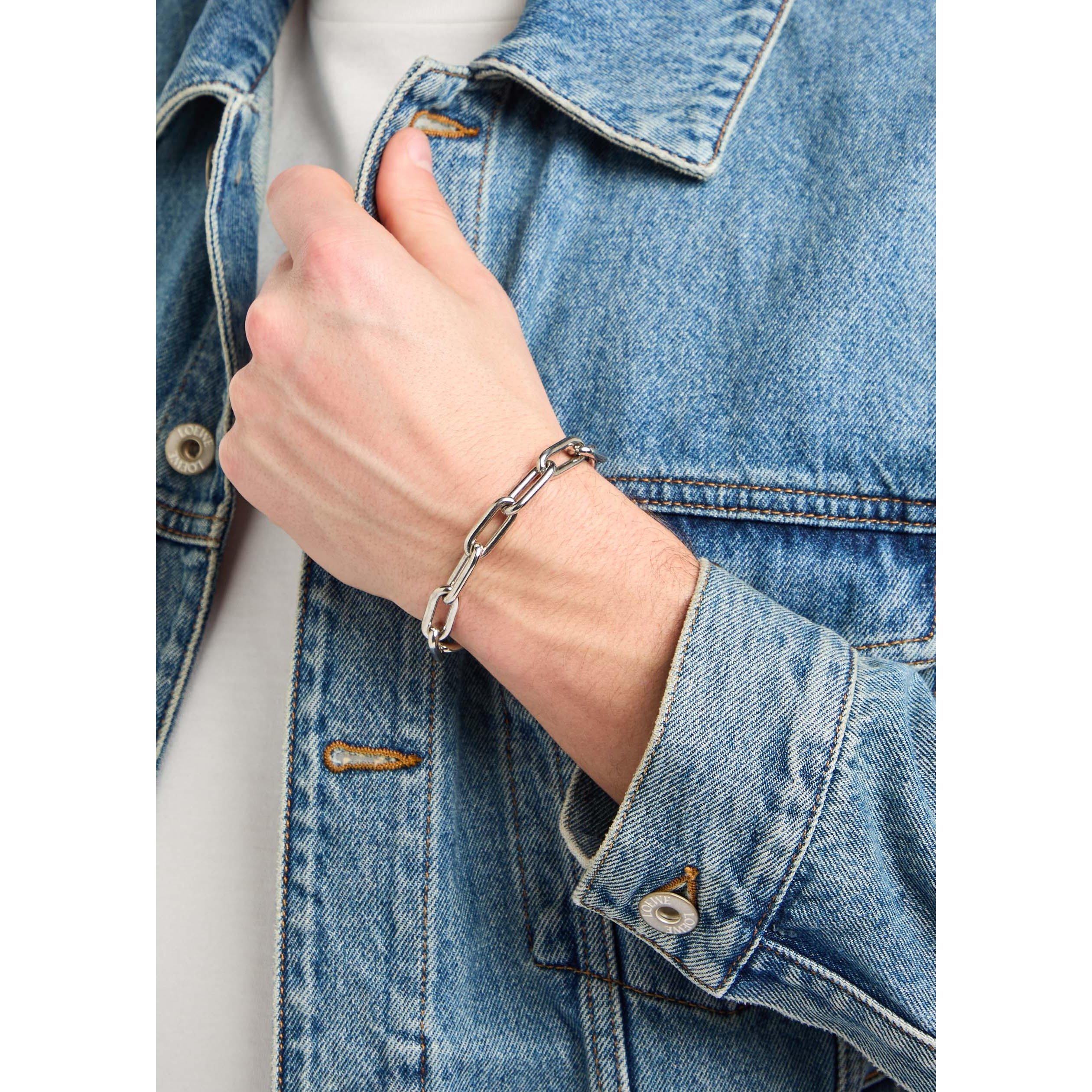 SILVER - Saint Laurent - Men's Silver Chain Bracelet - 3