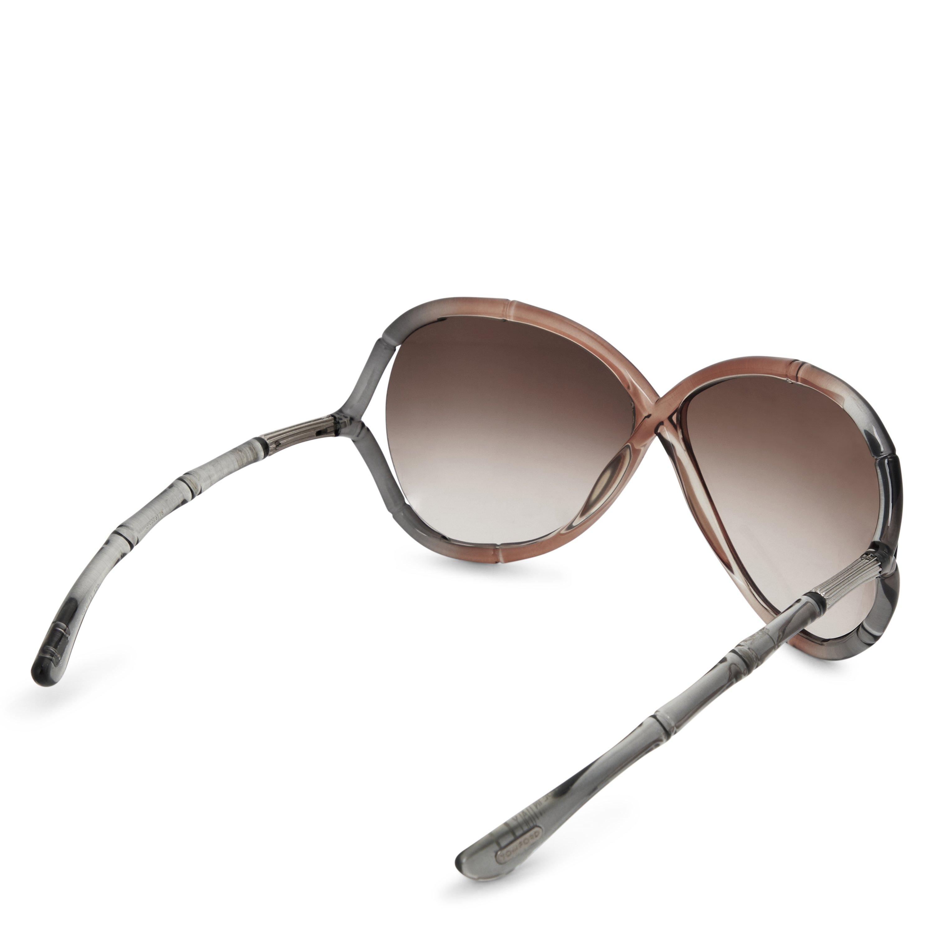 Not Applicable - Tom Ford - Women's TF74 Simone Square Sunglasses - 2
