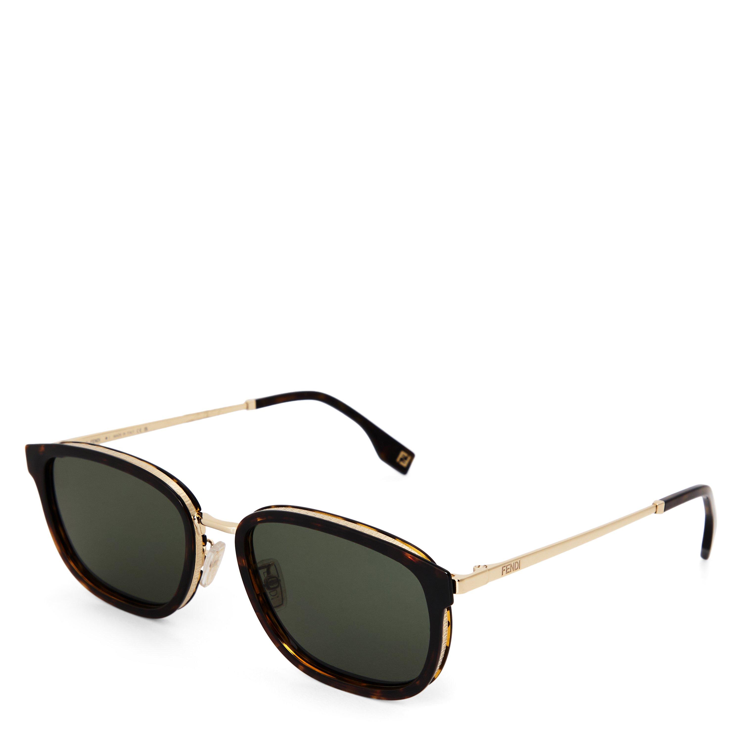 GREY - Fendi - FENDI M ROUND METAL SG - 1