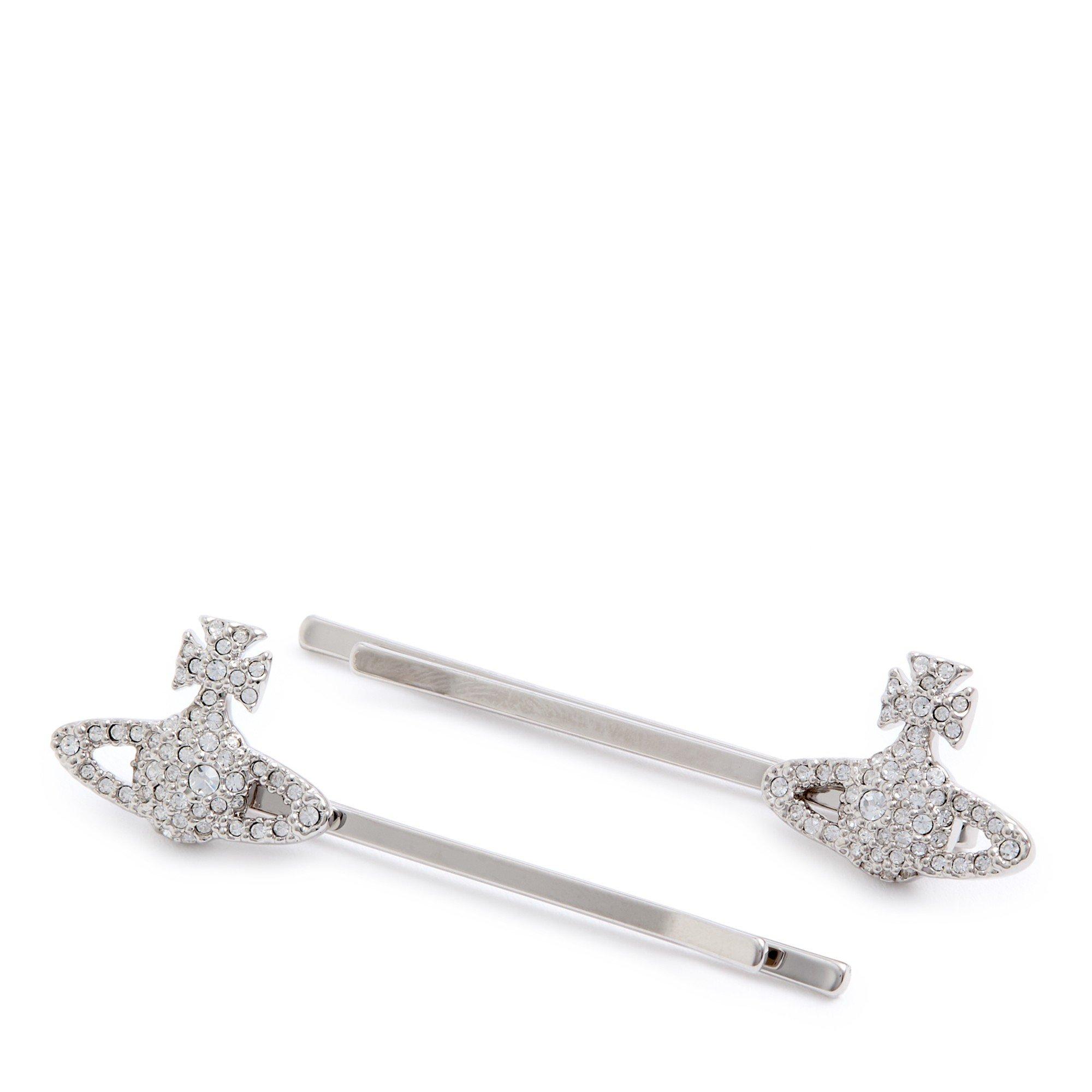 SILVER - Vivienne Westwood - GRACE BOBBY CLIP PAIR
