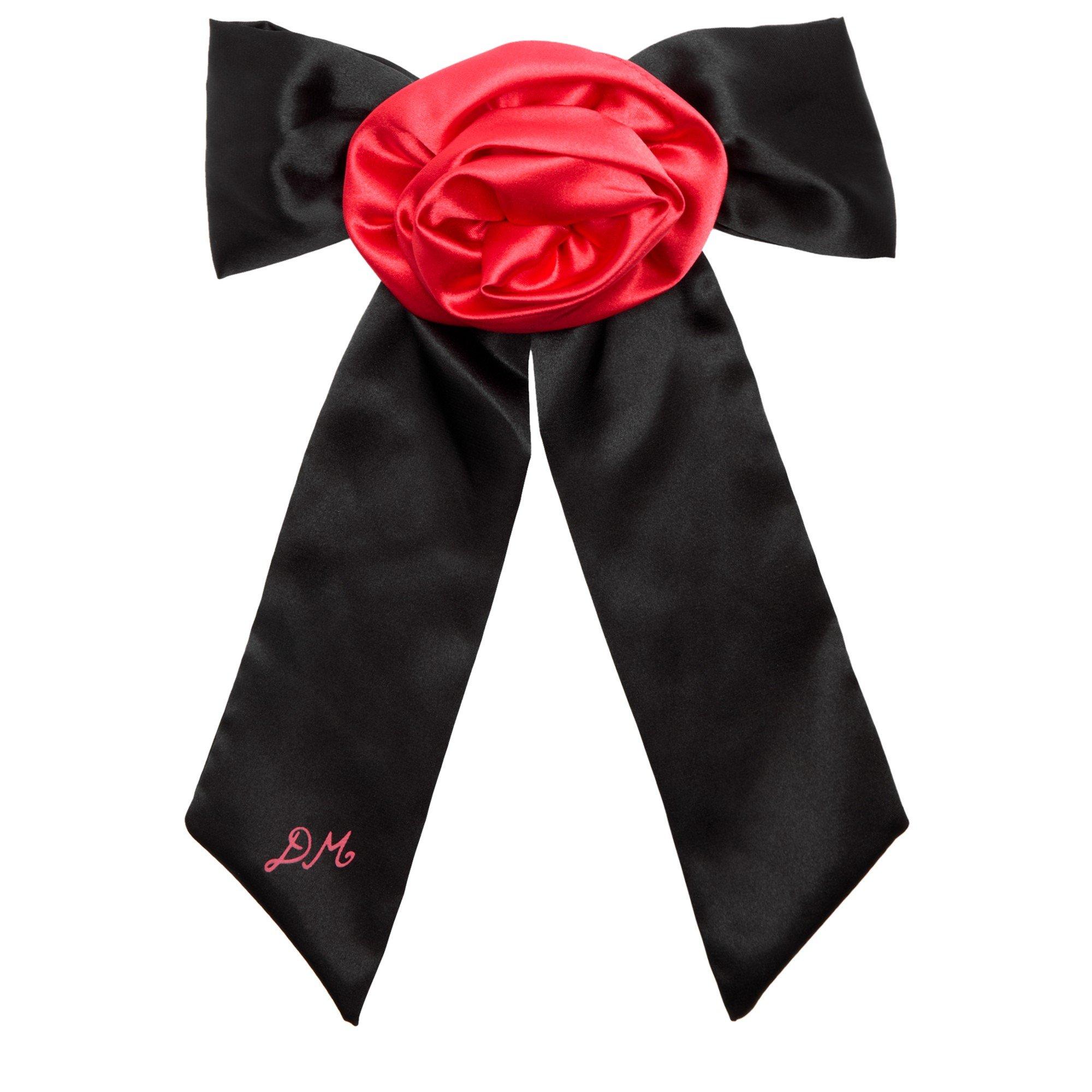BLACK - Damson Madder - ACC ROSETTE BOW CLIP