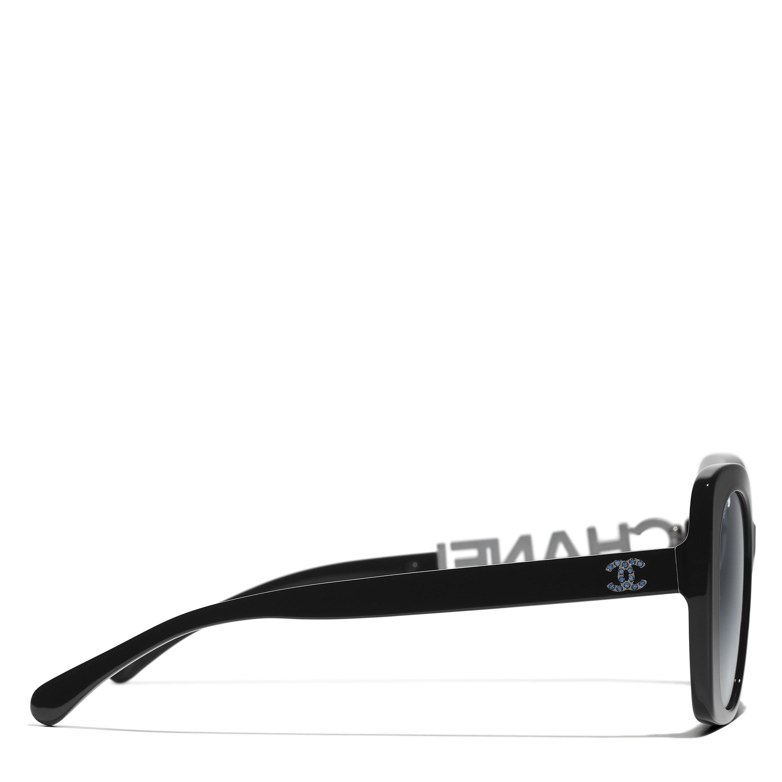 BLACK - CHANEL - CHANEL F ACETATE CATEYE SG - 3