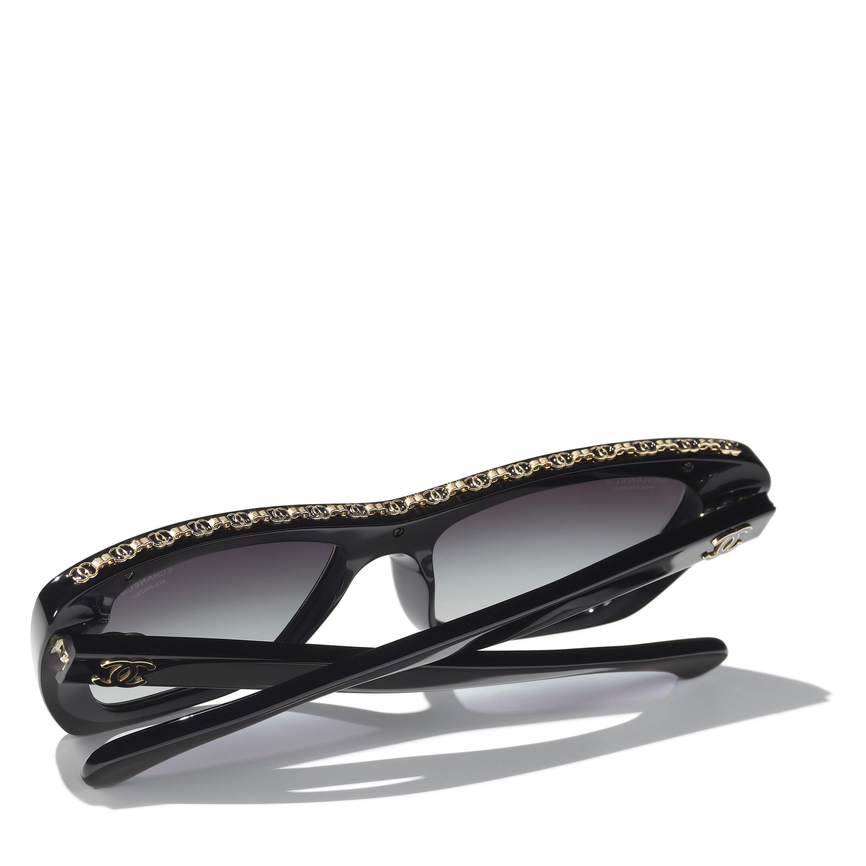 BLACK - CHANEL - CHANEL F ACTETAE CAT EYE SG - 4