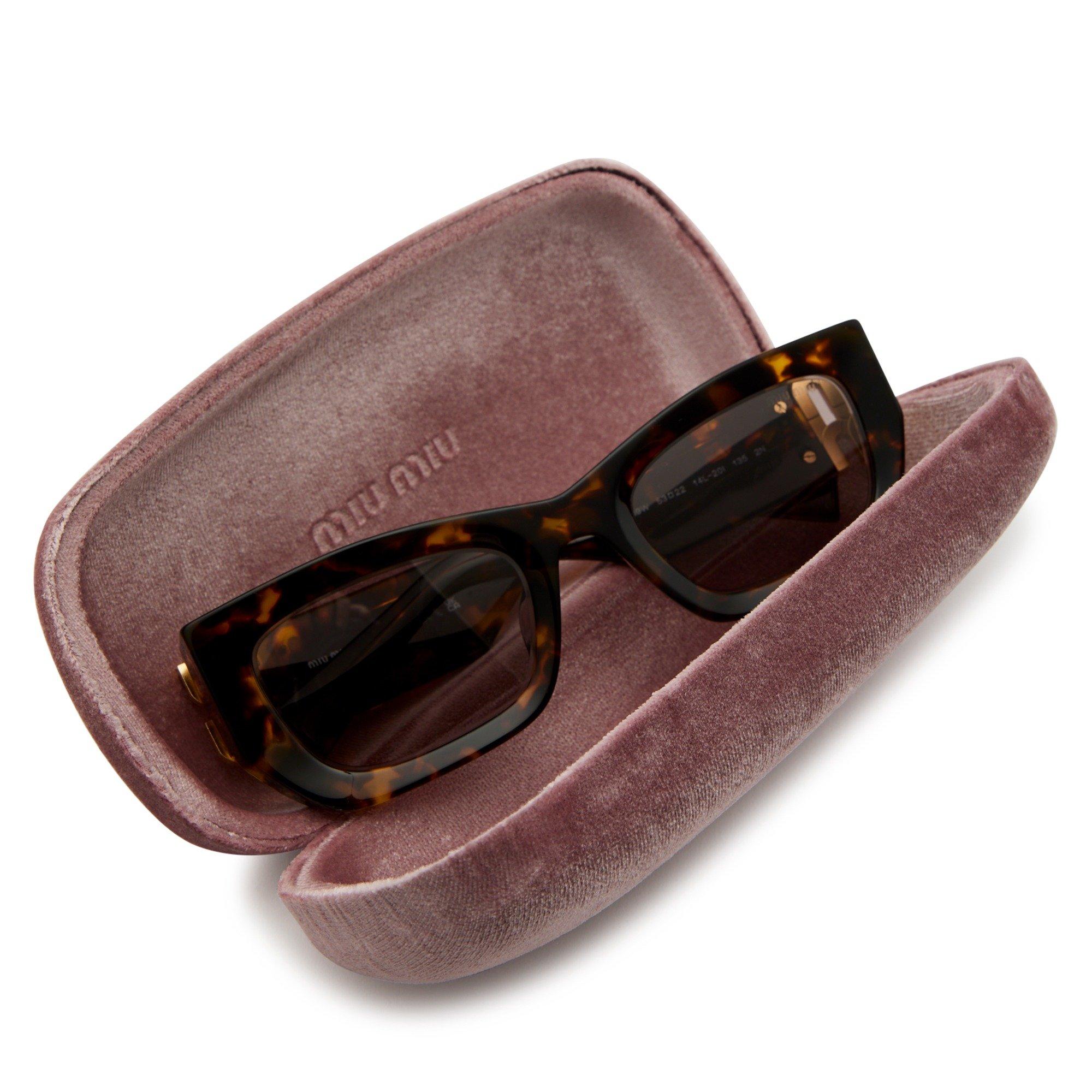 BROWN HAVANA - Miu Miu - MIU MIU F GLIMPSE CATEYE ACETA - 4