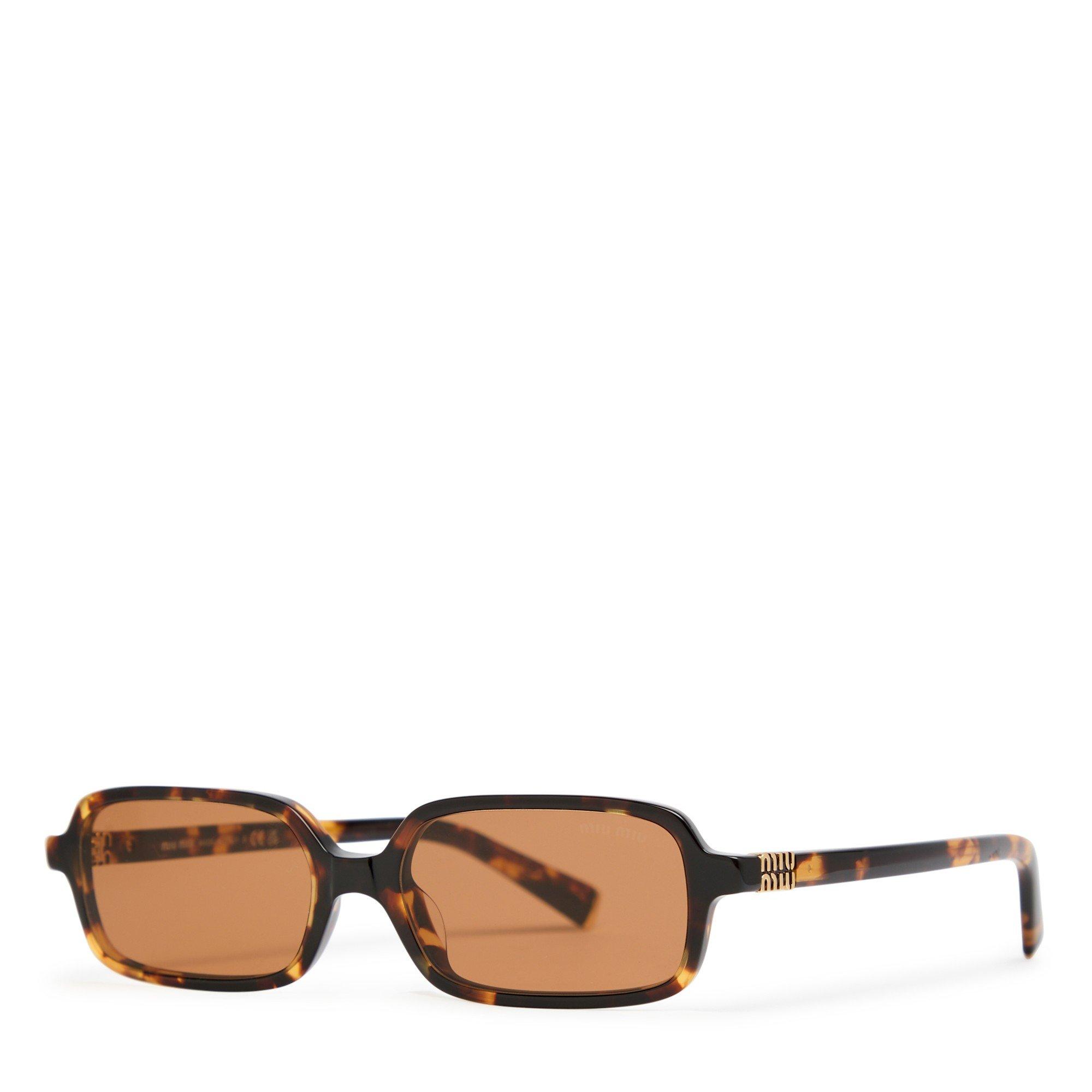 BROWN HAVANA - Miu Miu - MIU MIU F REGARD RECTANGLE ACE