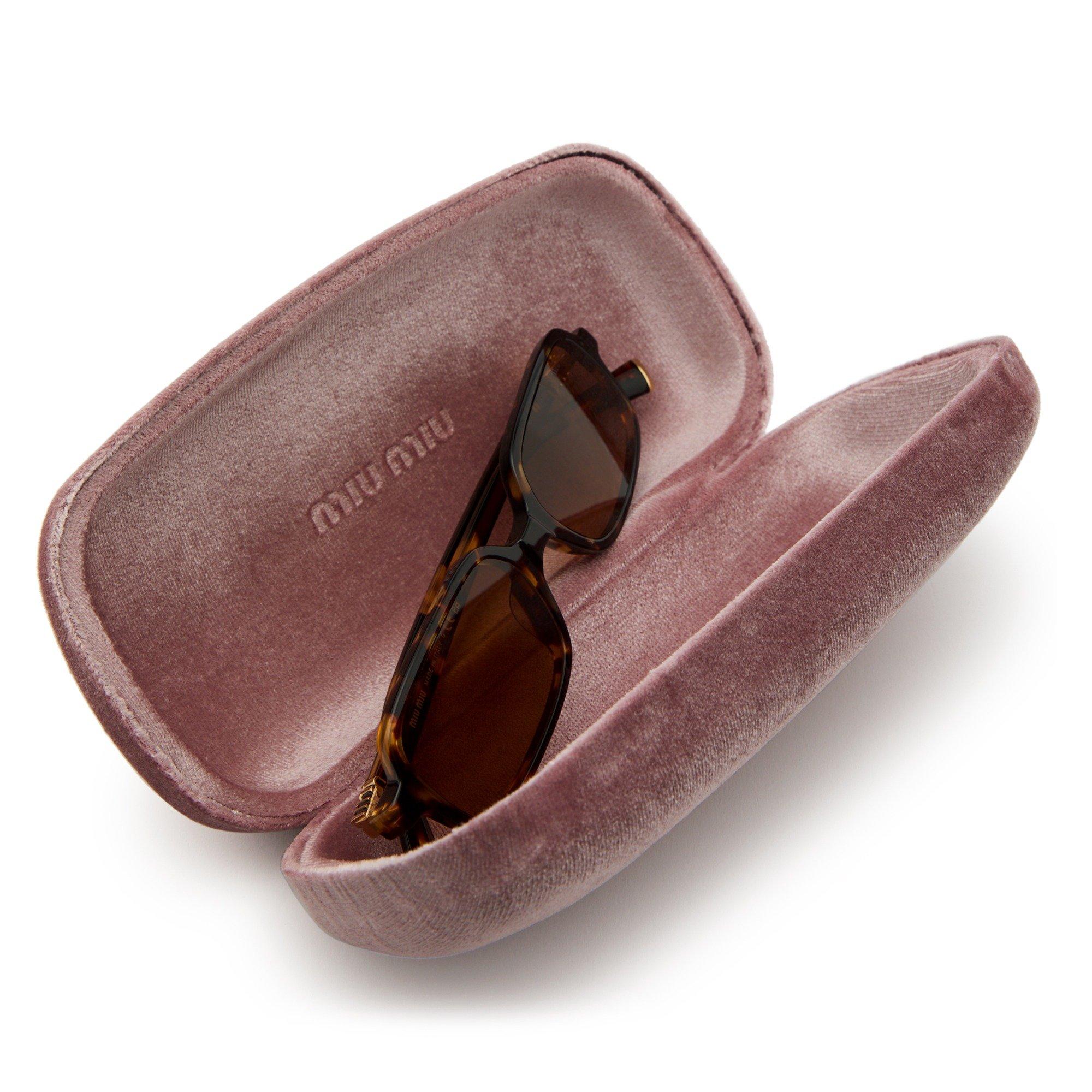 BROWN HAVANA - Miu Miu - MIU MIU F REGARD RECTANGLE ACE - 4