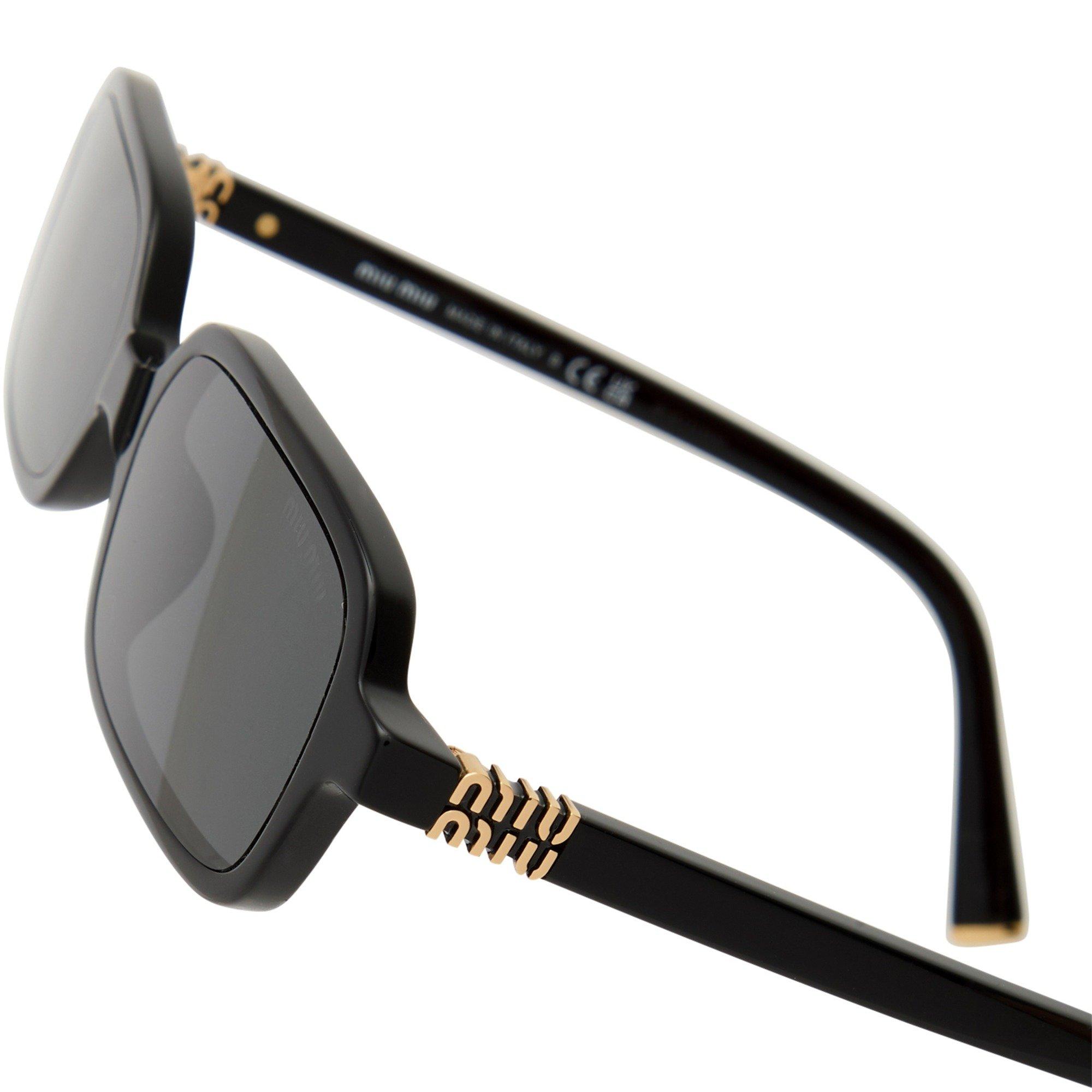 BLACK - Miu Miu - MIU MIU F REGARD RECTANGLE ACE - 3