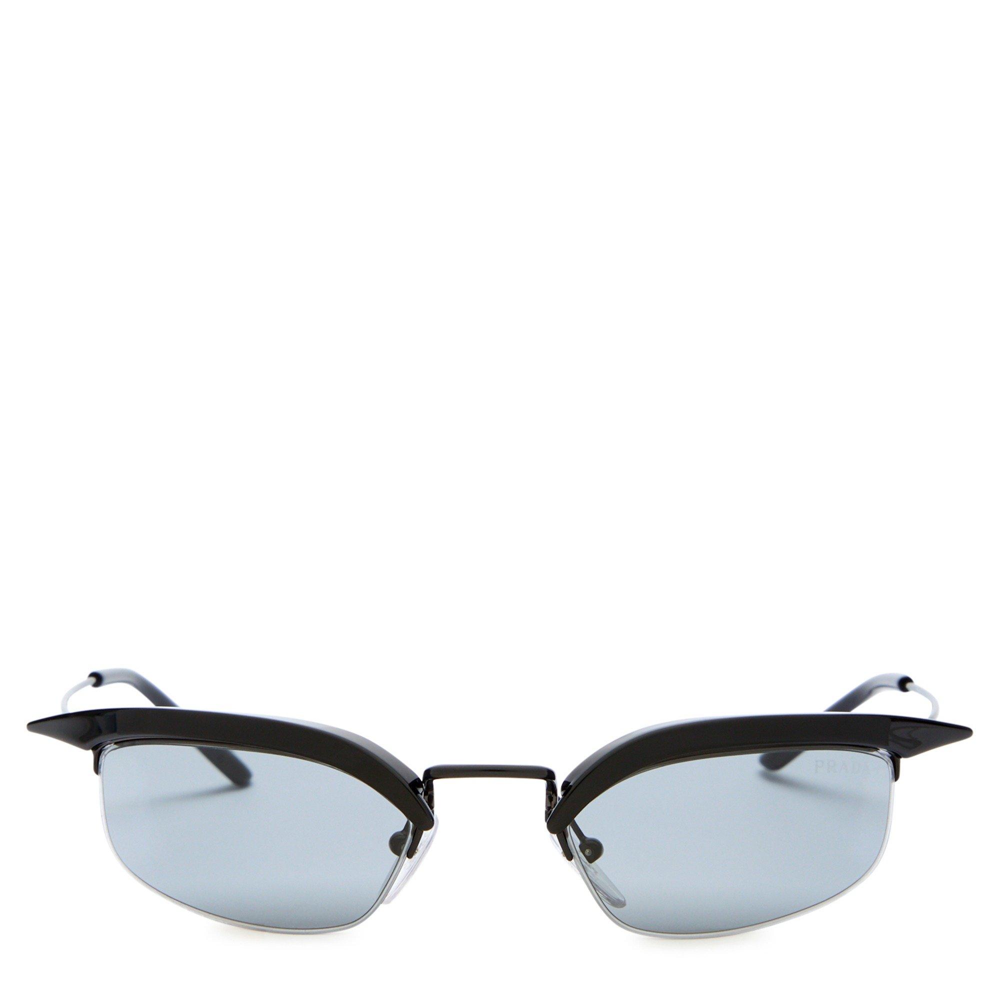 BLACK - Prada - Women's Runaway Cat Eye Sunglasses - 2
