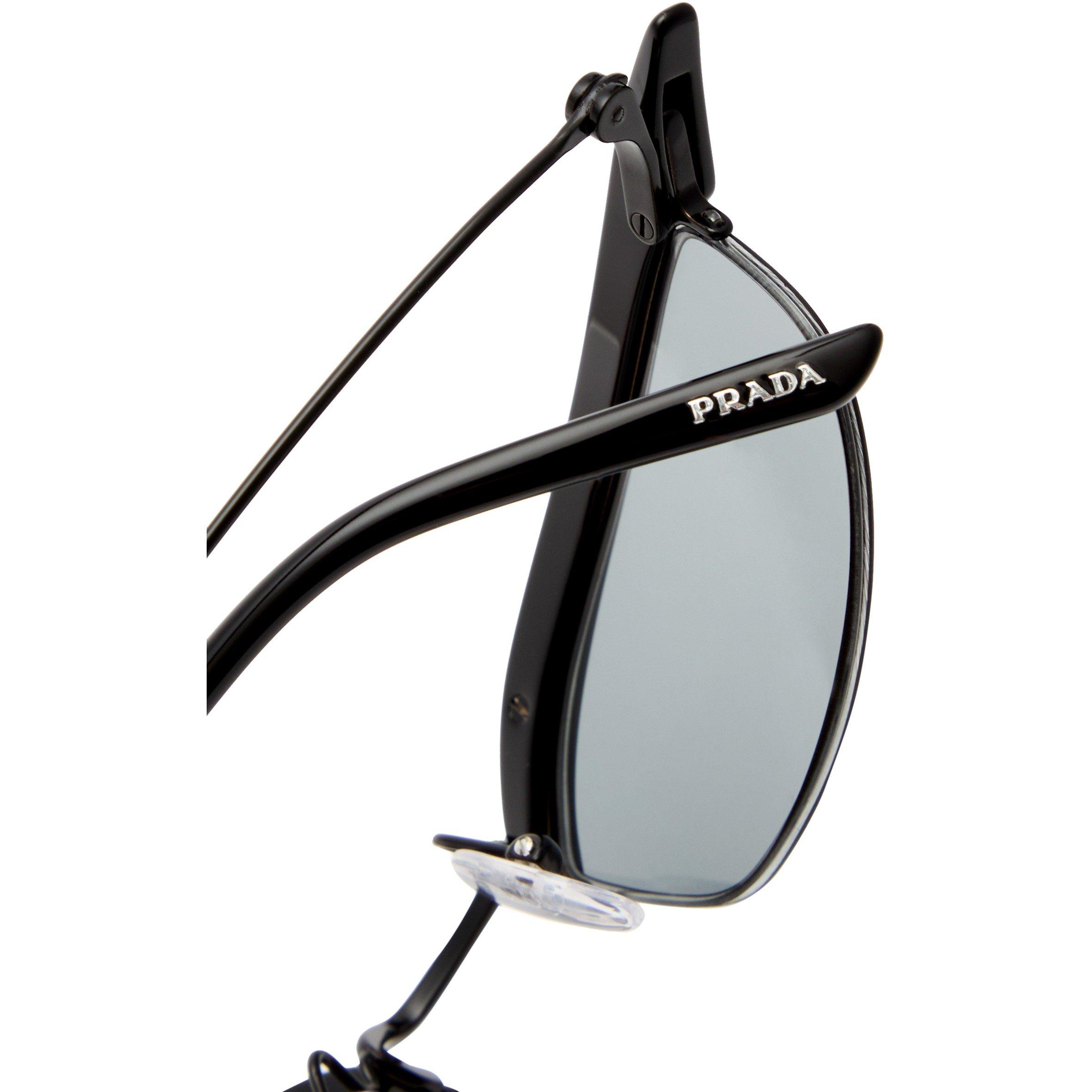 BLACK - Prada - Women's Runaway Cat Eye Sunglasses - 3