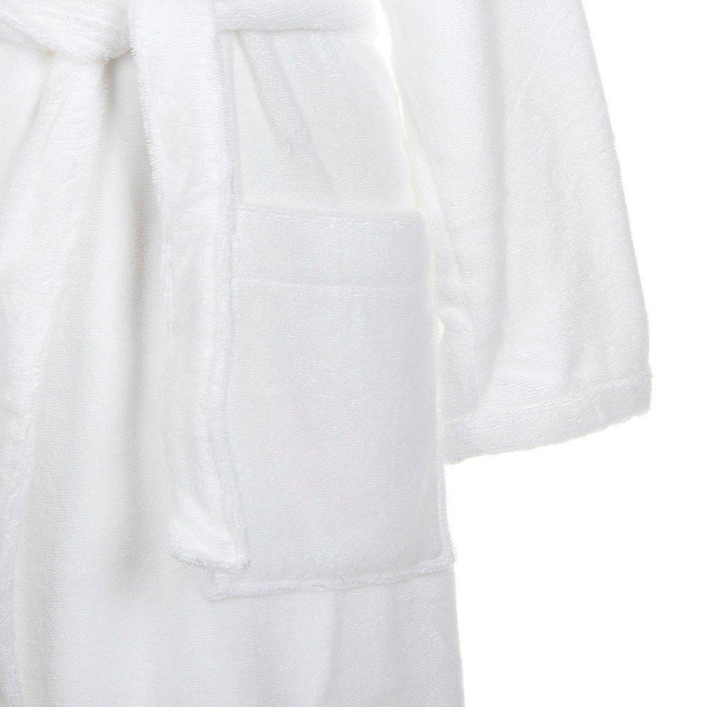 White - Ralph Lauren Home - RalphLaurenHome Langdon Bath Robe - White - 4